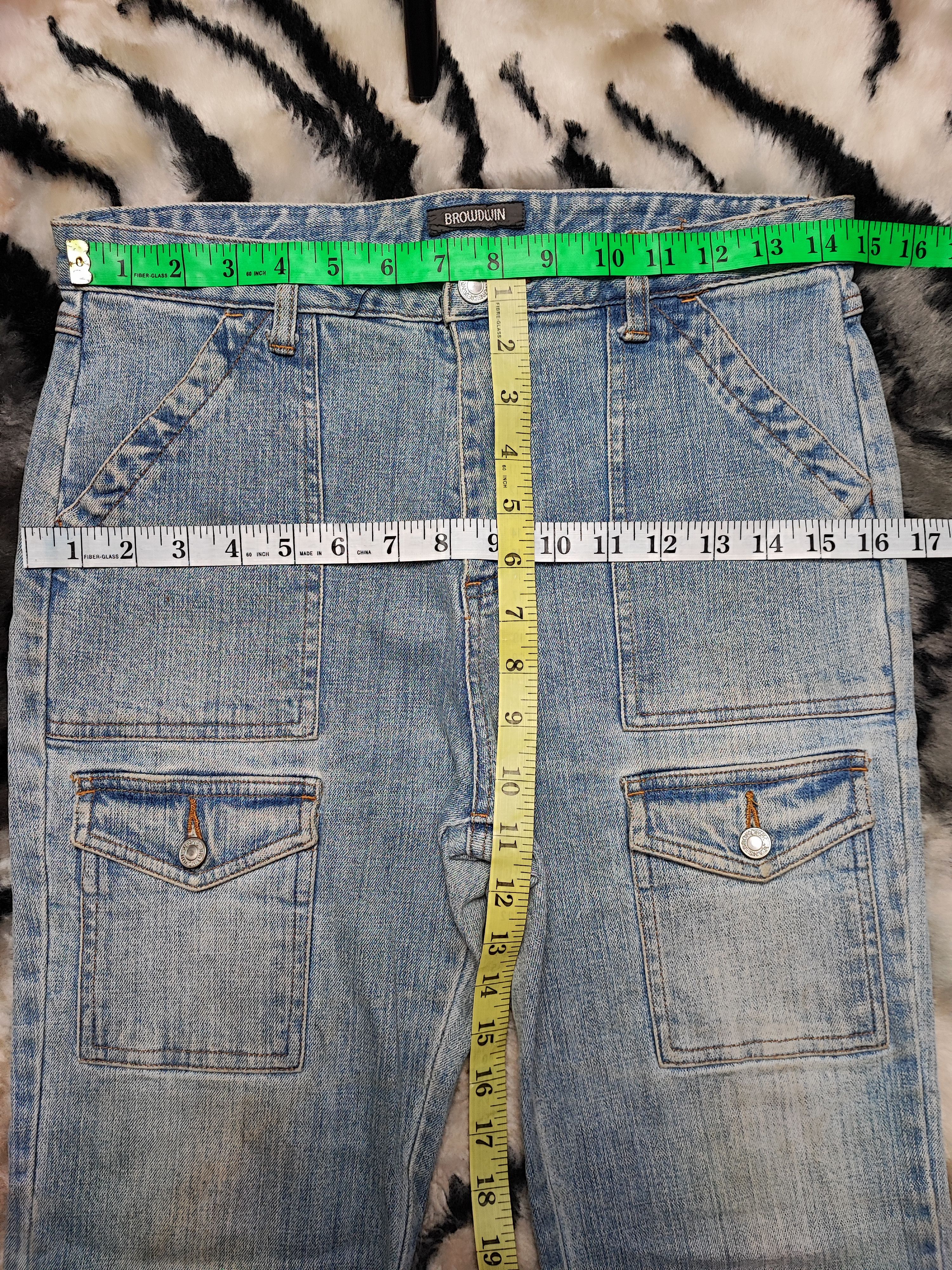 Japanese Brand Flare Bootcut Bush Pant Jeans by Browdwin Size US 28 / EU 44 - 4 Thumbnail