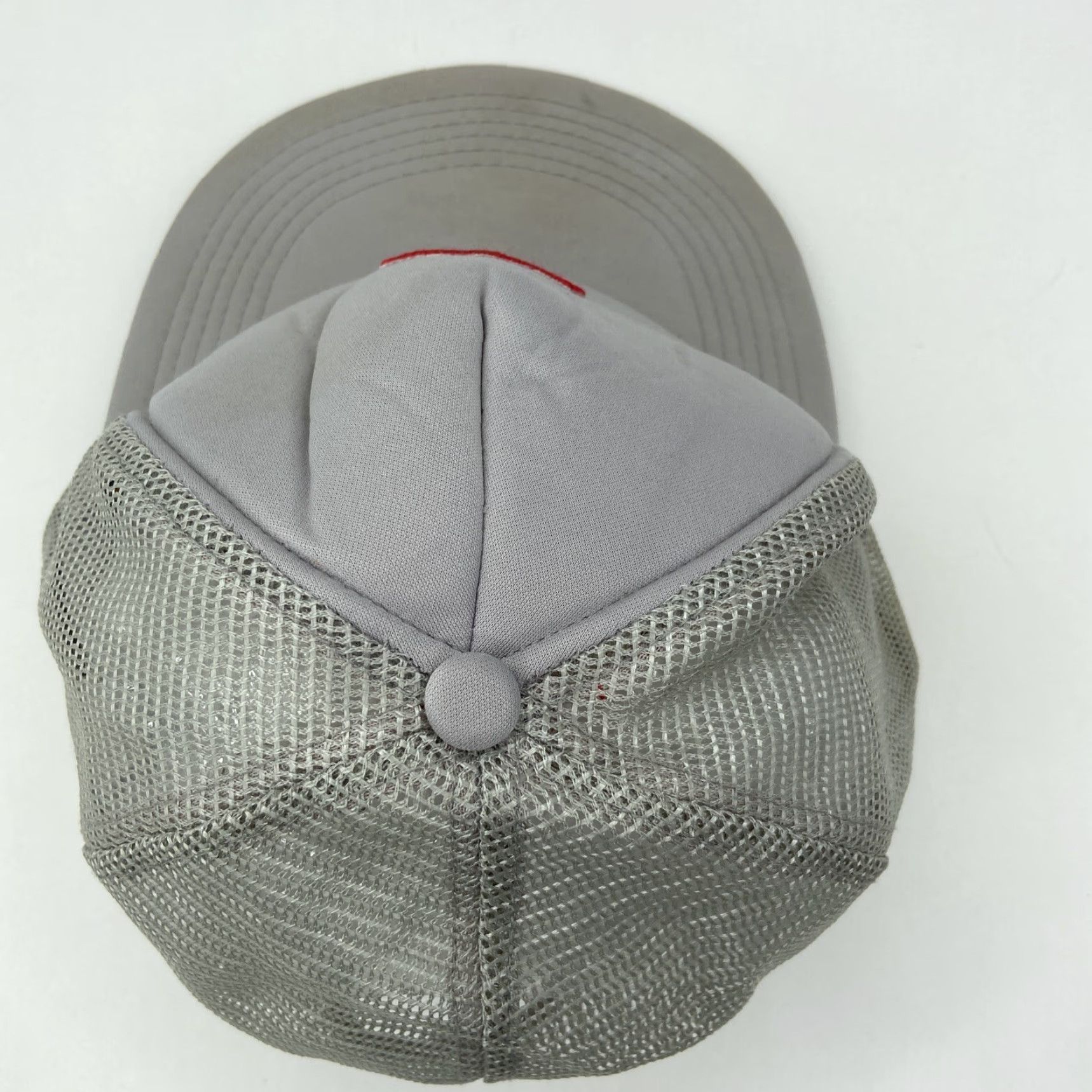 Vintage VINTAGE Ohio State Buckeyes Snapback Trucker Hat Ball Cap Worn LCC Men One Size Grey Polyester Adjustable Sports Cap Size ONE SIZE - 6 Thumbnail