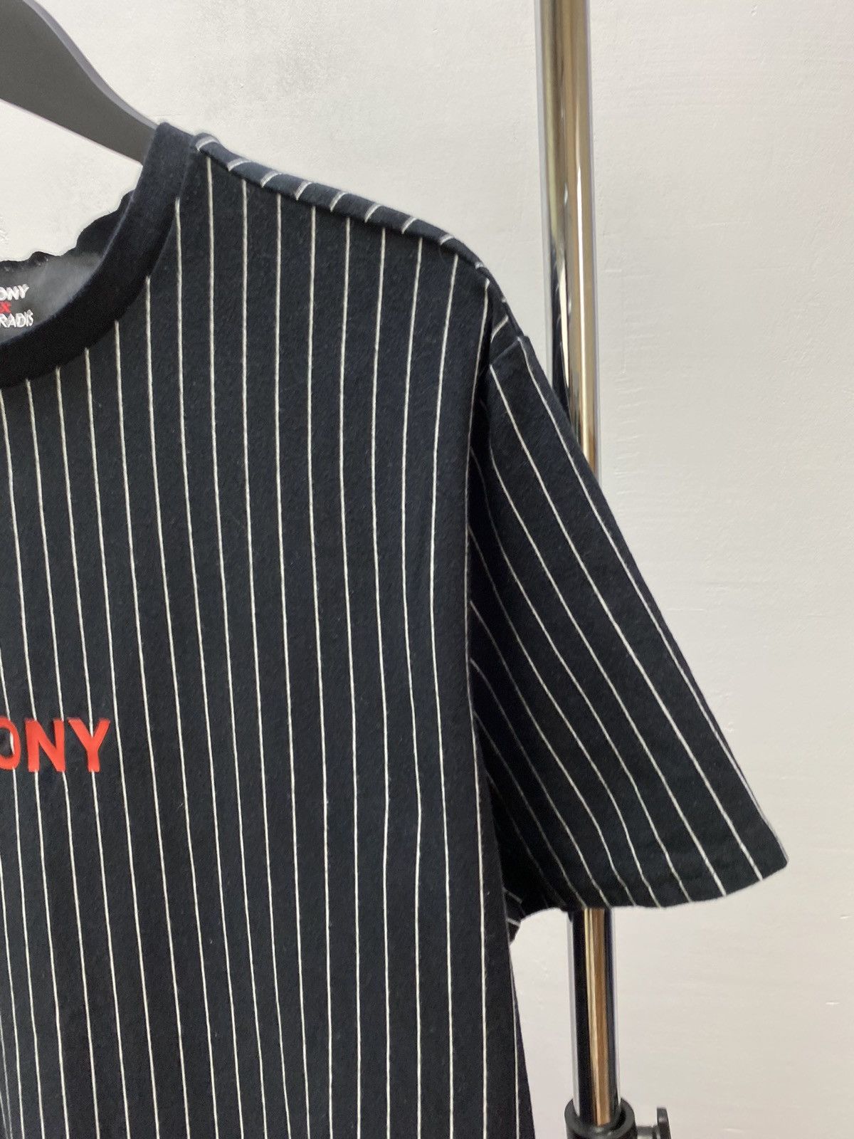 3.PARADIS × PONY 3.Paradis x Pony Striped T-Shirt Size US XL / EU 56 / 4 - 6 Thumbnail