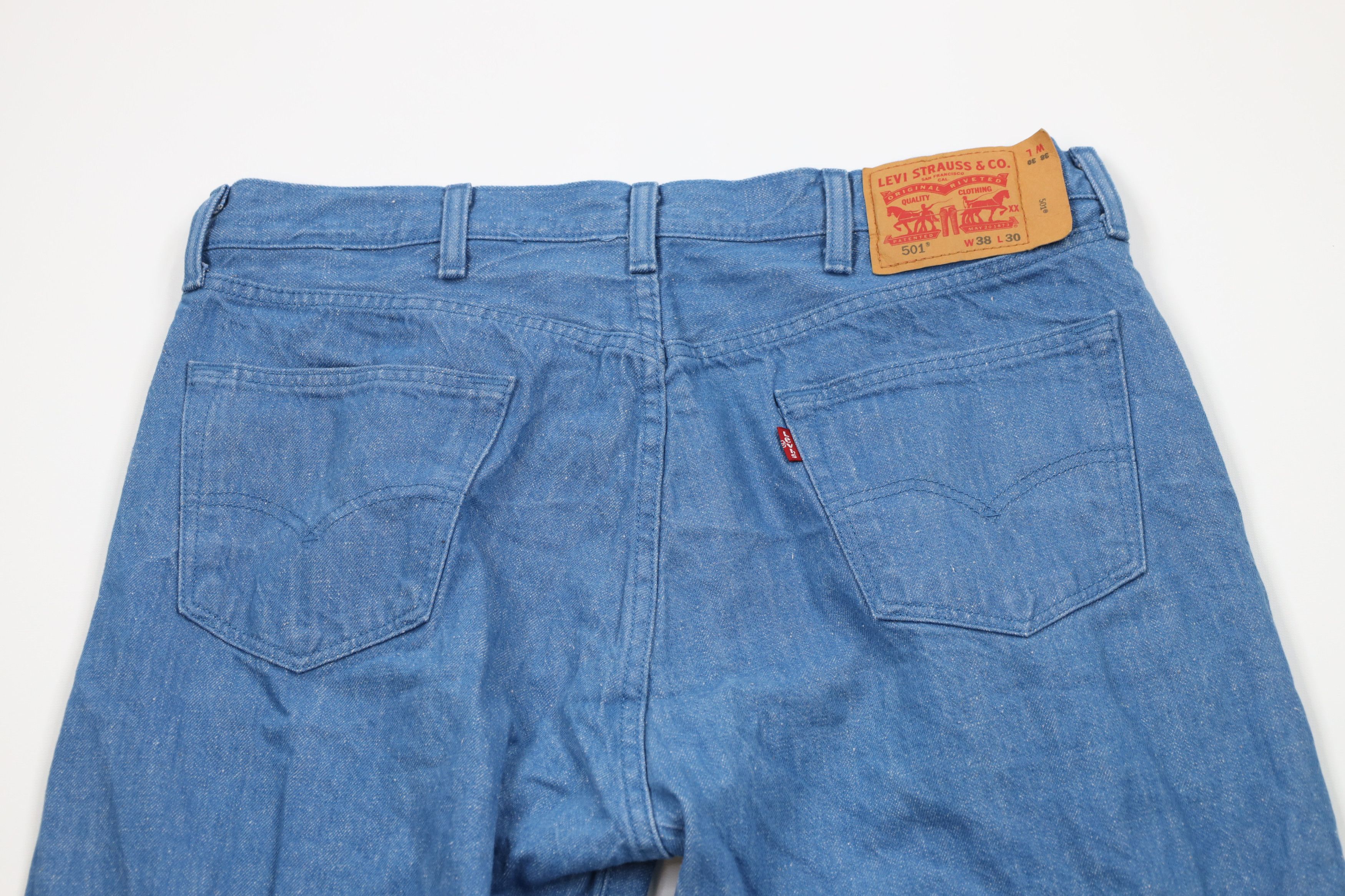 Levi's × Vintage Vintage Y2K Levis 501xx White Oak Cone Denim Original Jeans Size US 36 / EU 52 - 12 Thumbnail