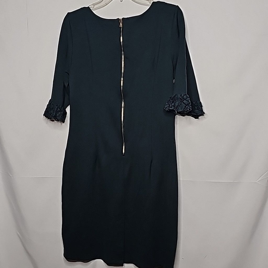 Nanette Lepore Nanette Lepore green 1/2 sleeve lace ruffle shift dress 14 Size XL / US 12-14 / IT 48-50 - 5 Thumbnail