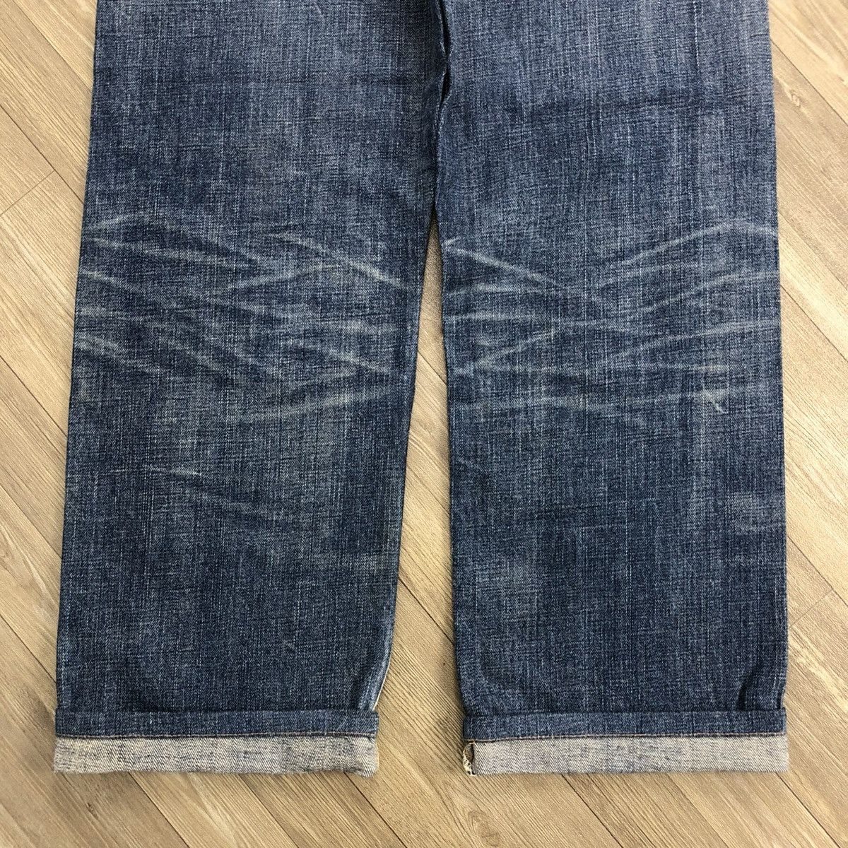 LVC × Levi's Vintage Clothing × Vintage 🇯🇵Vtg Levis 502XX LVC Rindem Selvedge Distressed Faded Jeans Size US 33 - 13 Thumbnail