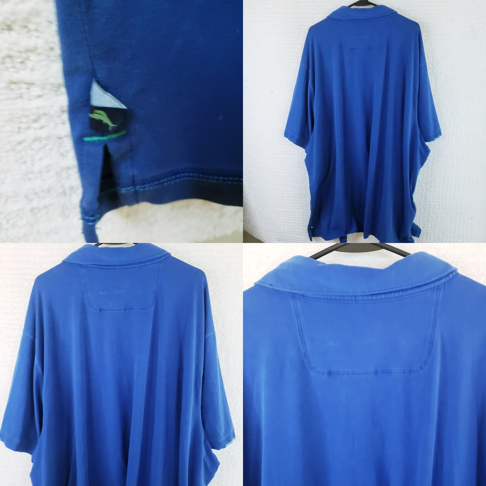 Tommy Bahama VINTAGE Tommy Bahama IslandZone Polo Shirt Short Sleeve 4XL Blue Marlin Logo Mens Polo Shirt Big & Tall Size US XXL / EU 58 / 5 - 8 Thumbnail