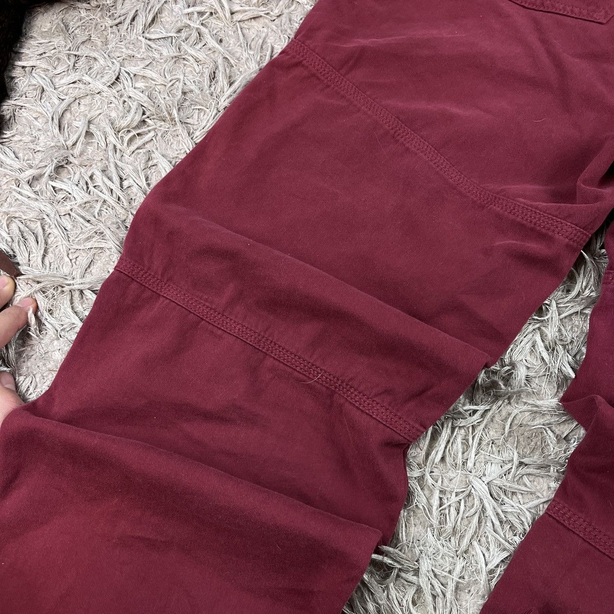 Kickers Vintage Red Pants Kickers Cargo Rap Y2k Skate Affliction Size US 32 / EU 48 - 6 Thumbnail