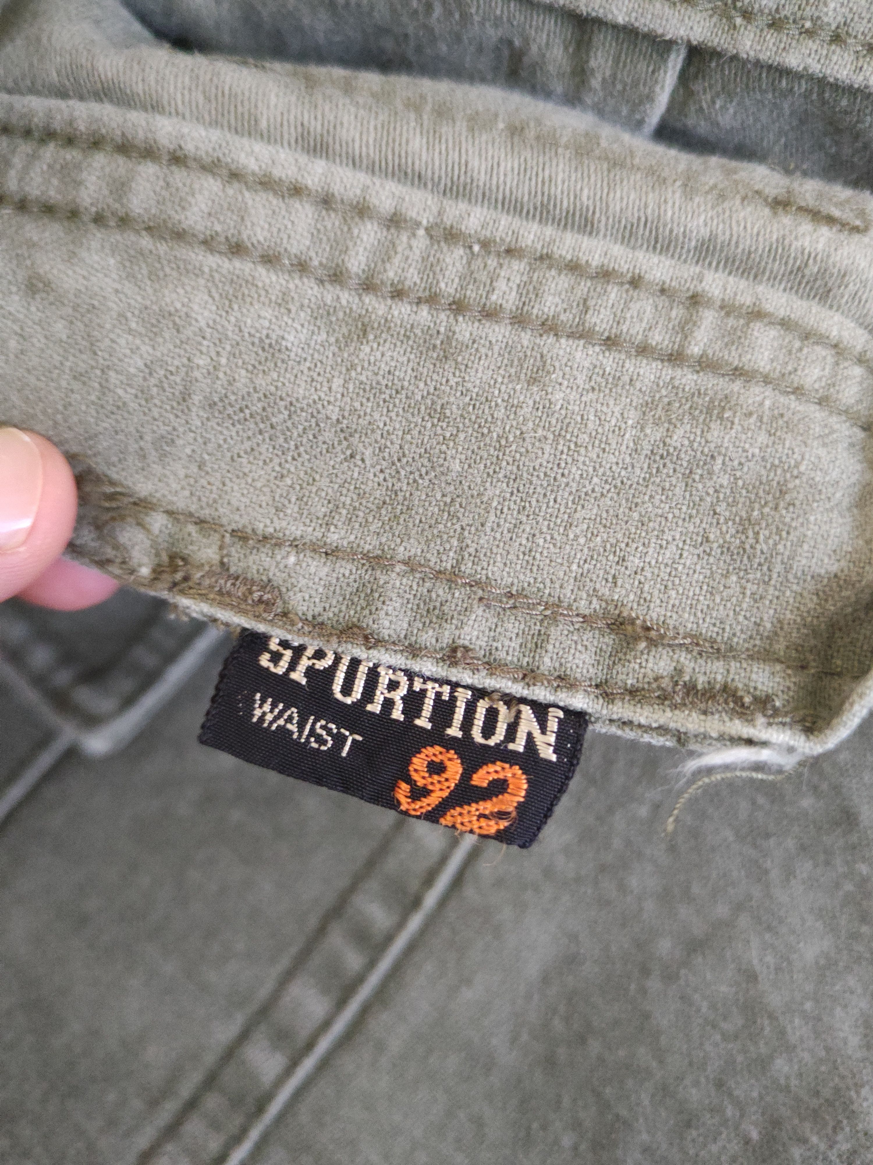 Japanese Brand DL Spurtion Army Green Multipocket Cargo Pants #1915 Size US 34 / EU 50 - 13 Thumbnail