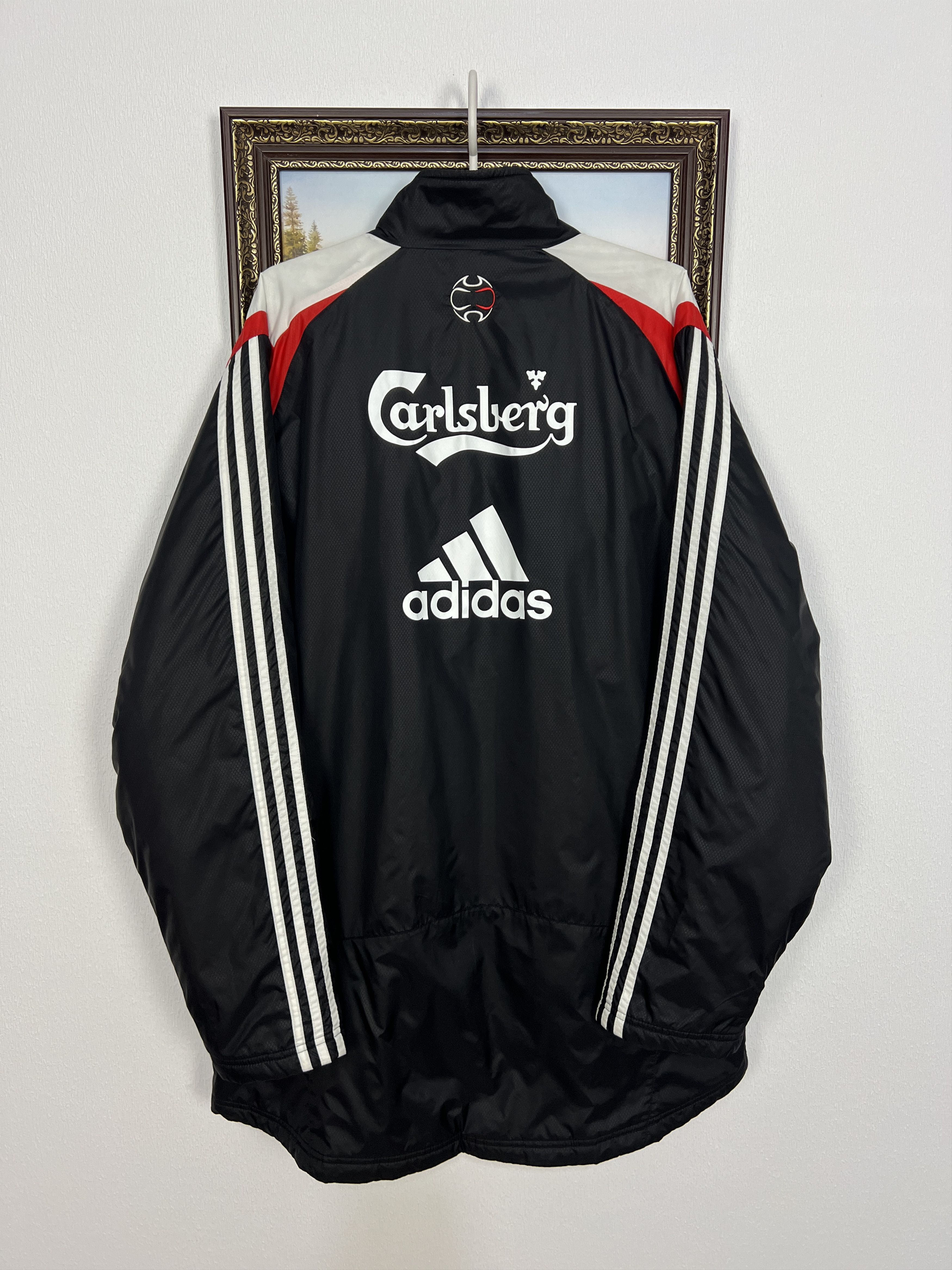Vintage Adidas Liverpool Football Warm Jacket Soccer Bomber