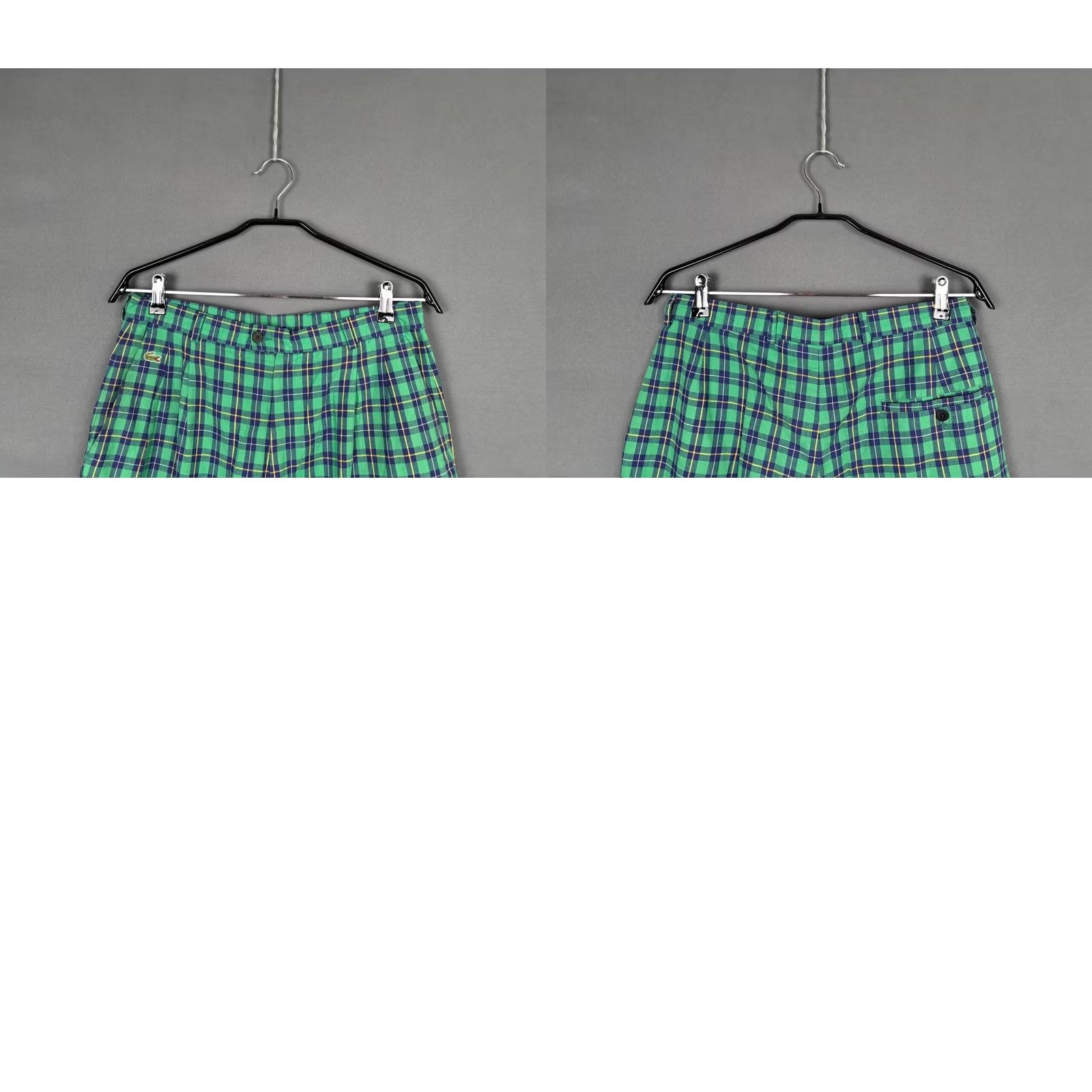 Lacoste Lacoste Chemise Mens Pants Size 42 Green Plaid Cotton Stretch Straight Leg Size US 42 / EU 58 - 8 Thumbnail