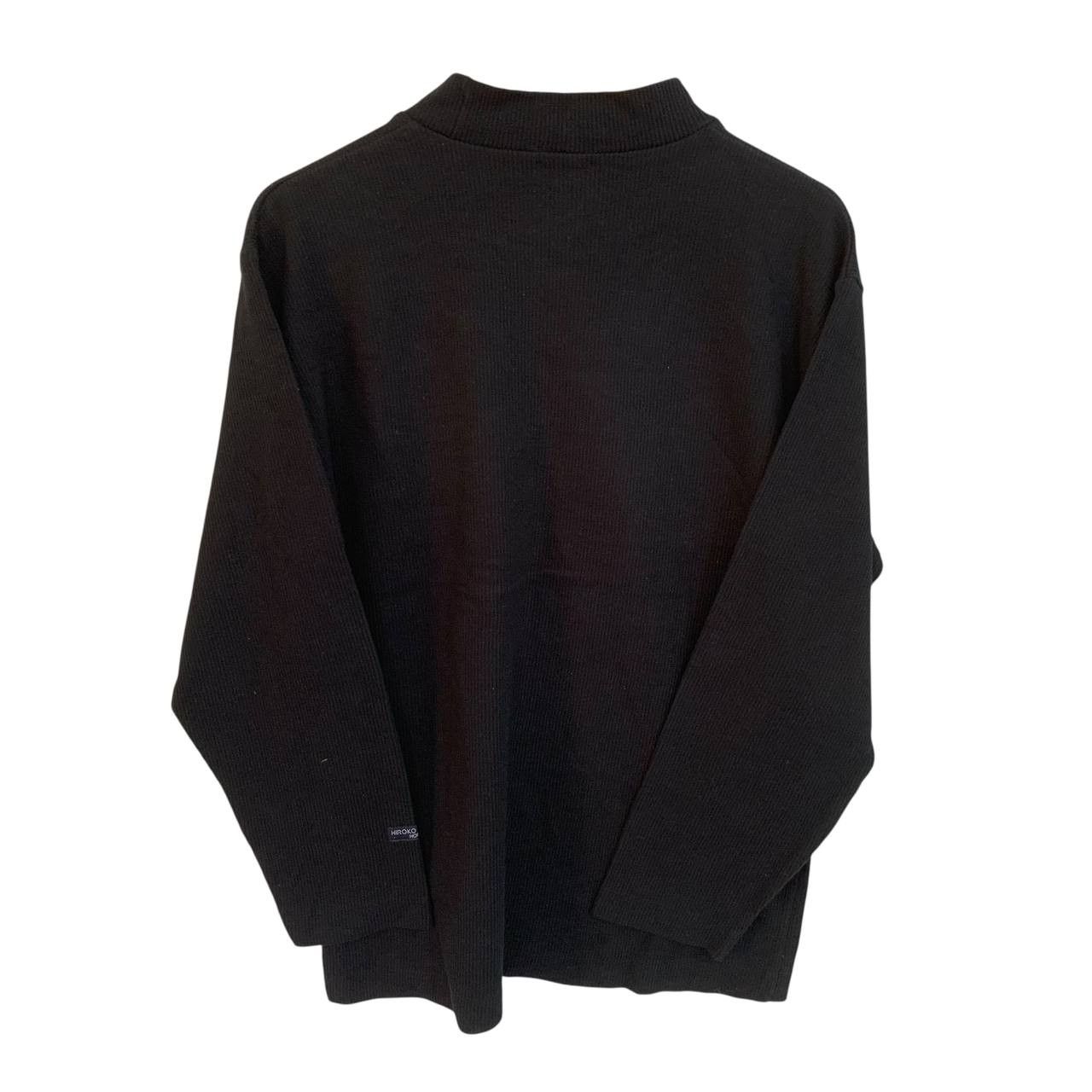 Hiroko Koshino Homme Vintage Hiroko Koshino Japanese Jumper Sweatshirt Size US M / EU 48-50 / 2 - 2 Thumbnail