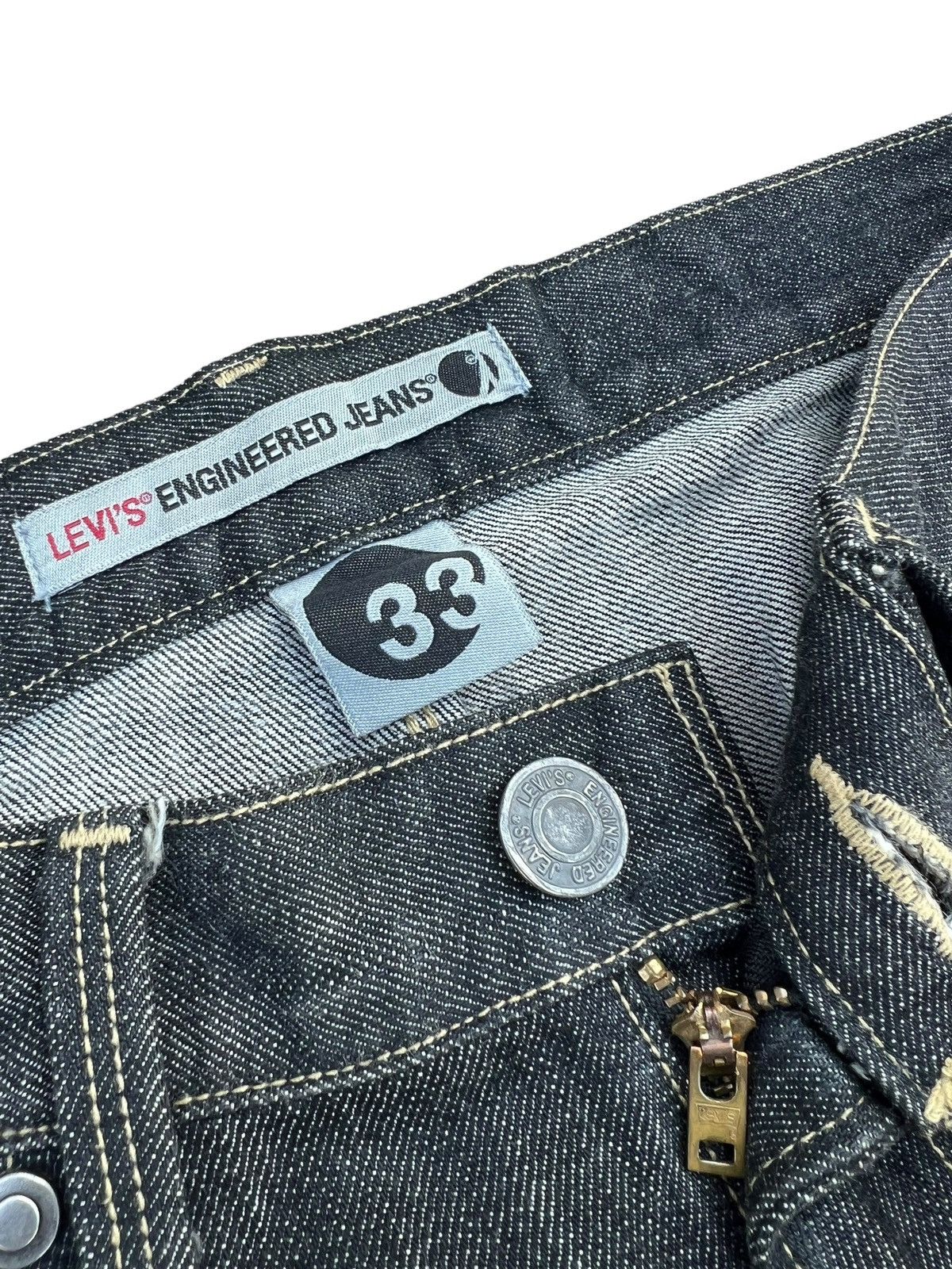 Levi's Vintage 2003 Levi’s Engineered Distress Denim Bootcut Jeans Size US 33 - 5 Thumbnail