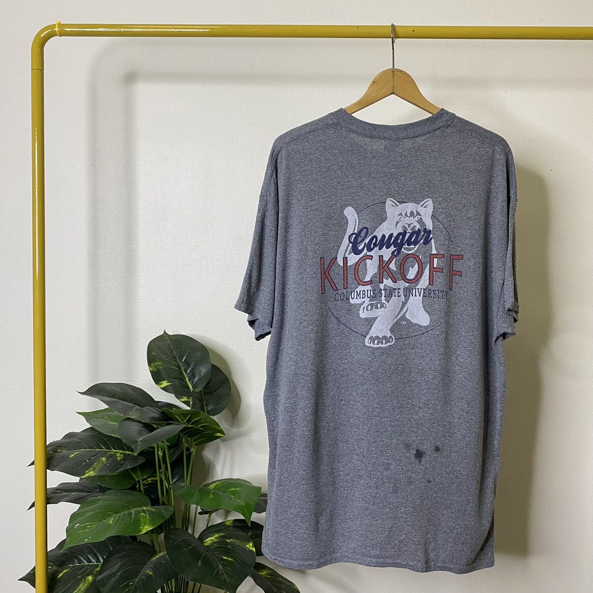 NCAA × Vintage Y2K Columbus State University Cougar NCAA T Shirt Size US L / EU 52-54 / 3 - 5 Thumbnail