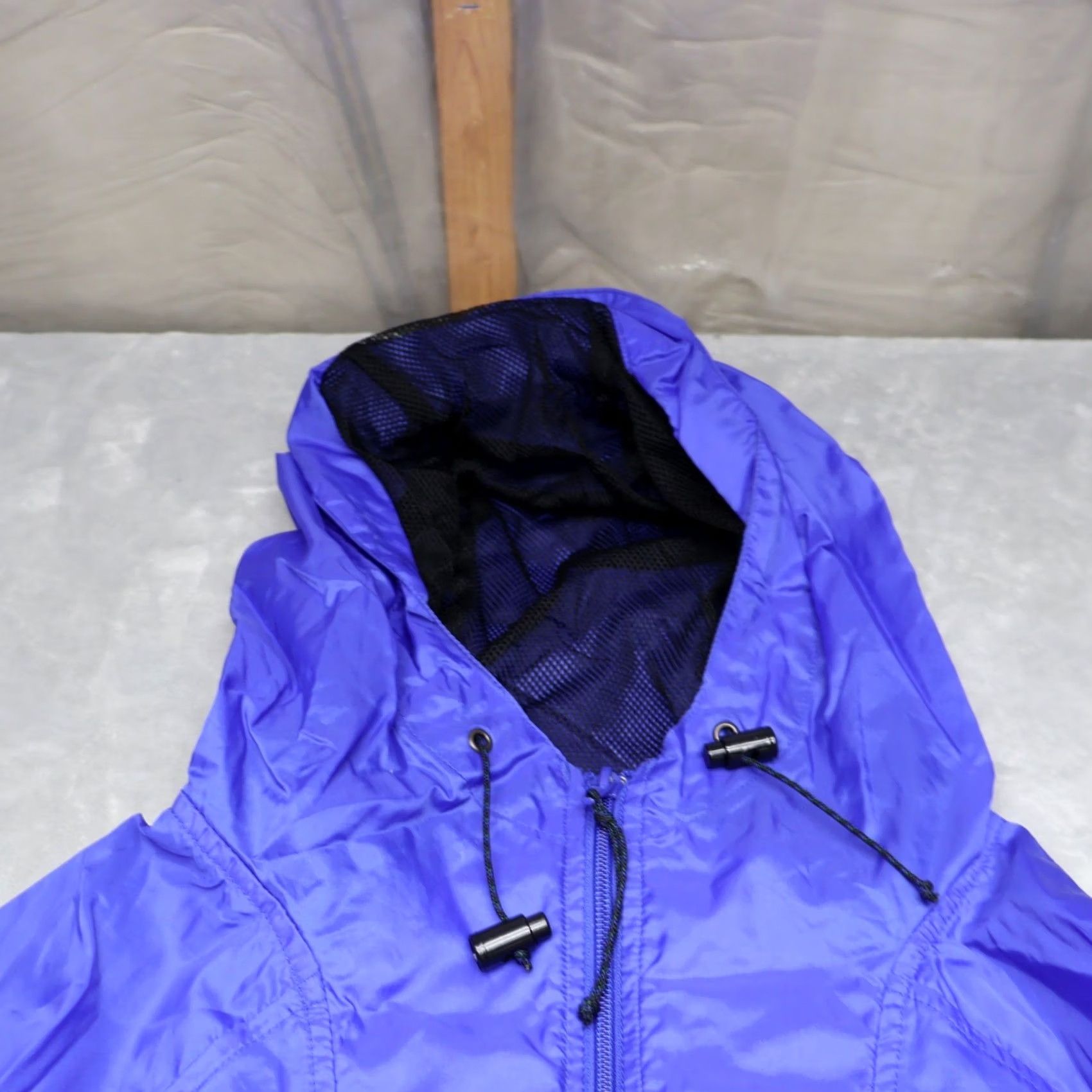 Vintage VTG REI Anorak Jacket Mens Medium Blue Hooded 1/2 Zip Pullover Light Wind Rain Size US M / EU 48-50 / 2 - 3 Thumbnail