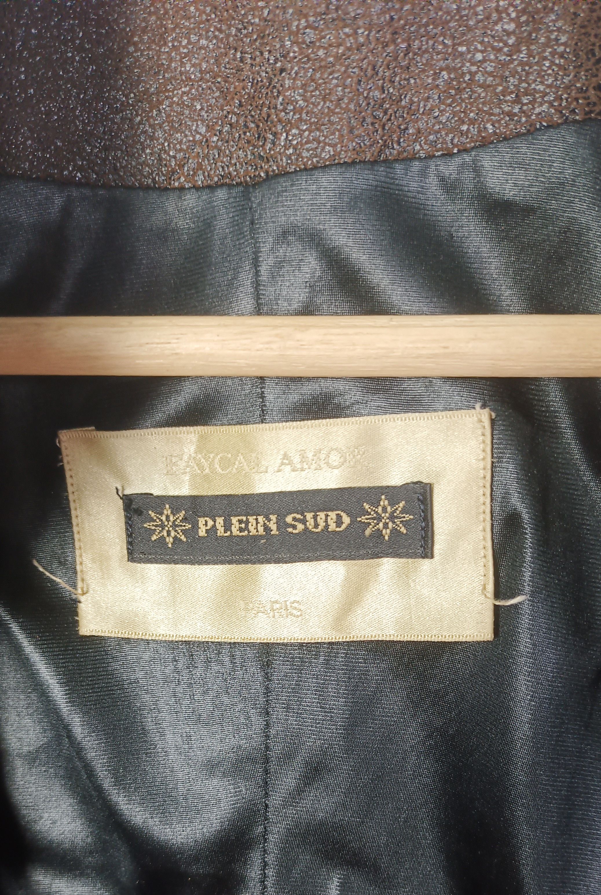plein sud Plein Sud Rust Brown Leather Zip Up Jacket Size XS / US 0-2 / IT 36-38 - 14 Thumbnail