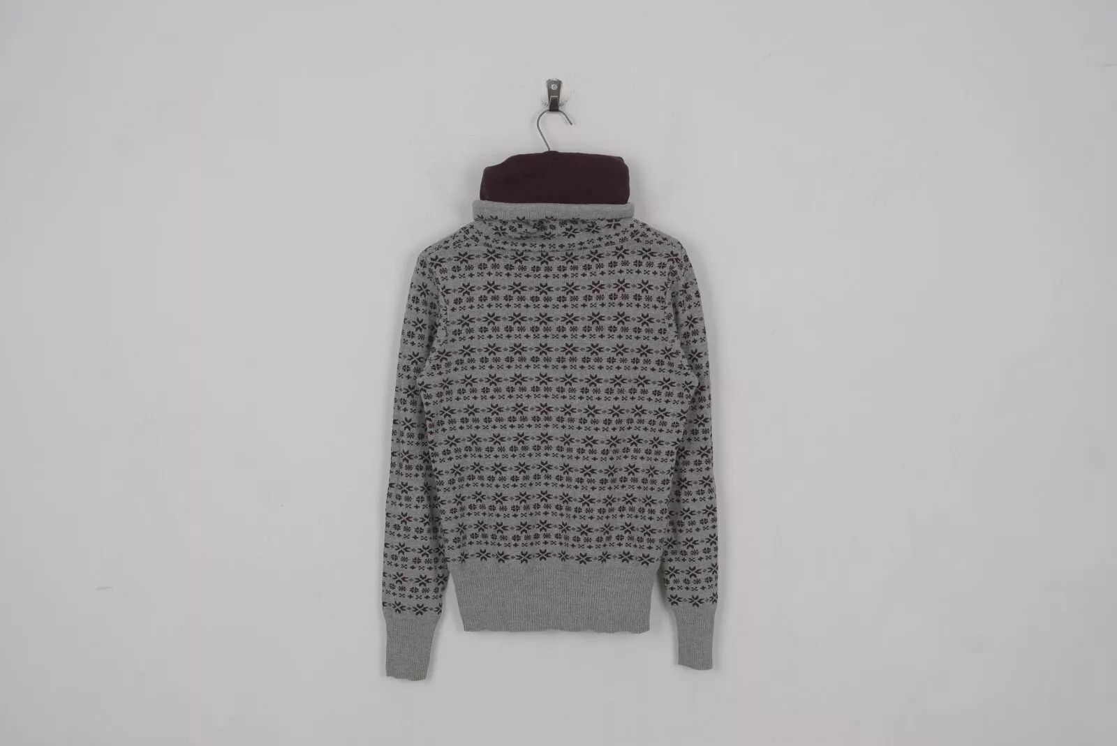 Naketano M Women Turtleneck Pullover Jumper Sweatshirt Patterned Size M / US 6-8 / IT 42-44 - 5 Thumbnail