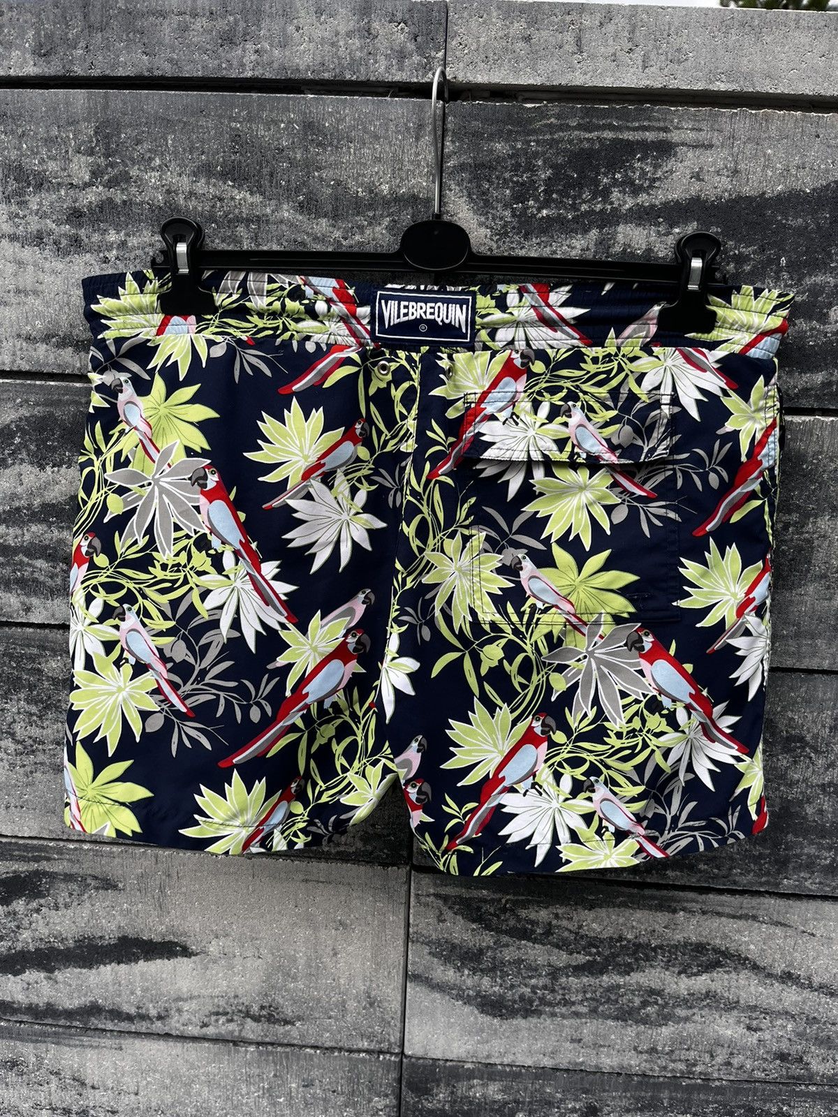 Vilebrequin 🦜 VILEBREQUIN DESIGNER PARROTS SWIM LUXURY STREETWEAR SHORTS Size US 32 / EU 48 - 2 Thumbnail