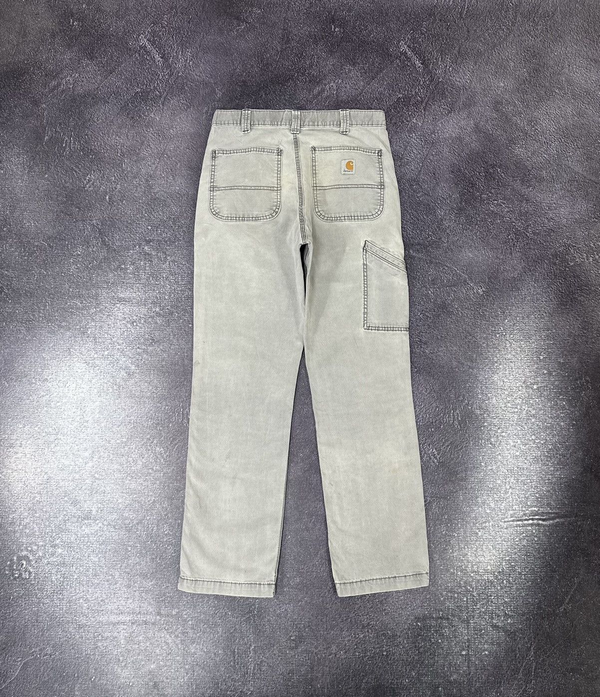 Carhartt Vintage Carhartt Faded Grey American Baggy USA Work Pants Size US 32 / EU 48 - 1 Thumbnail