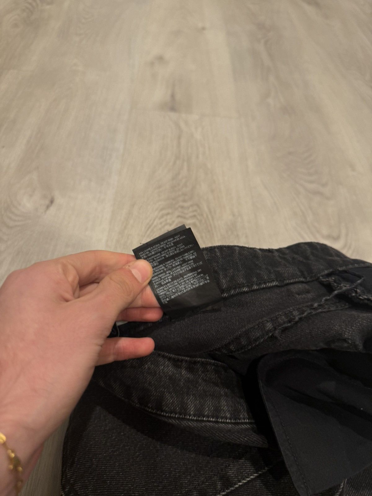 Balenciaga s/s 2018 exposed button fly denim!! Size US 26 / EU 42 - 10 Thumbnail