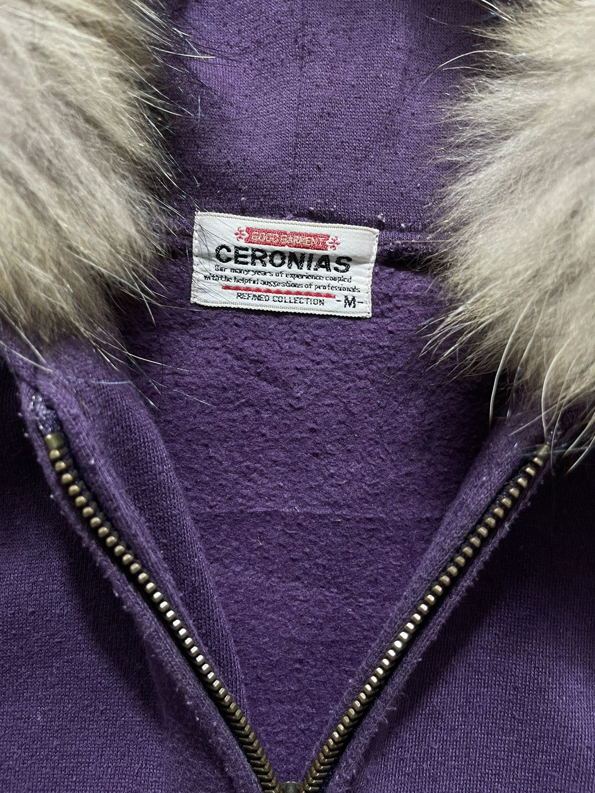 Japanese Brand Japanese distressed faux fur zip hoodie Size US M / EU 48-50 / 2 - 4 Thumbnail