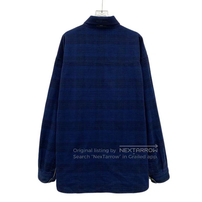 Balenciaga Balenciaga Color Block Plaid Cotton Collar Single Breasted Size US S / EU 44-46 / 1 - 4 Thumbnail