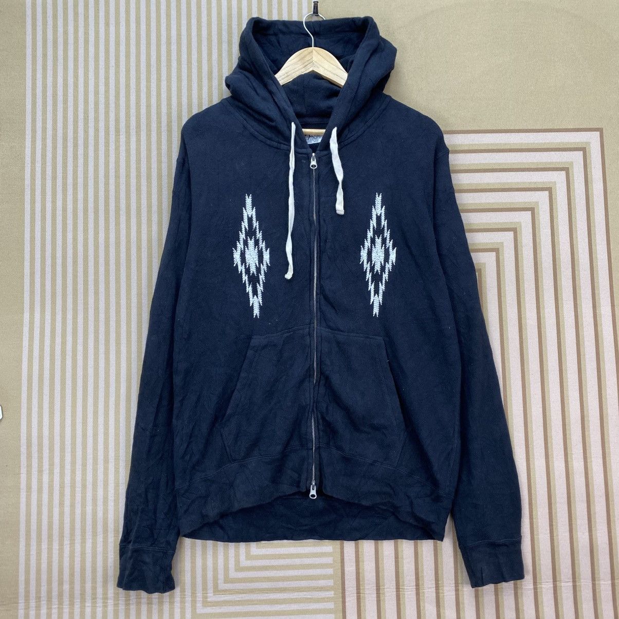 Native 🫶Stooge And Co Full Zip Hoodie Embroidered Geometric Navajo Size US M / EU 48-50 / 2 - 1 Thumbnail