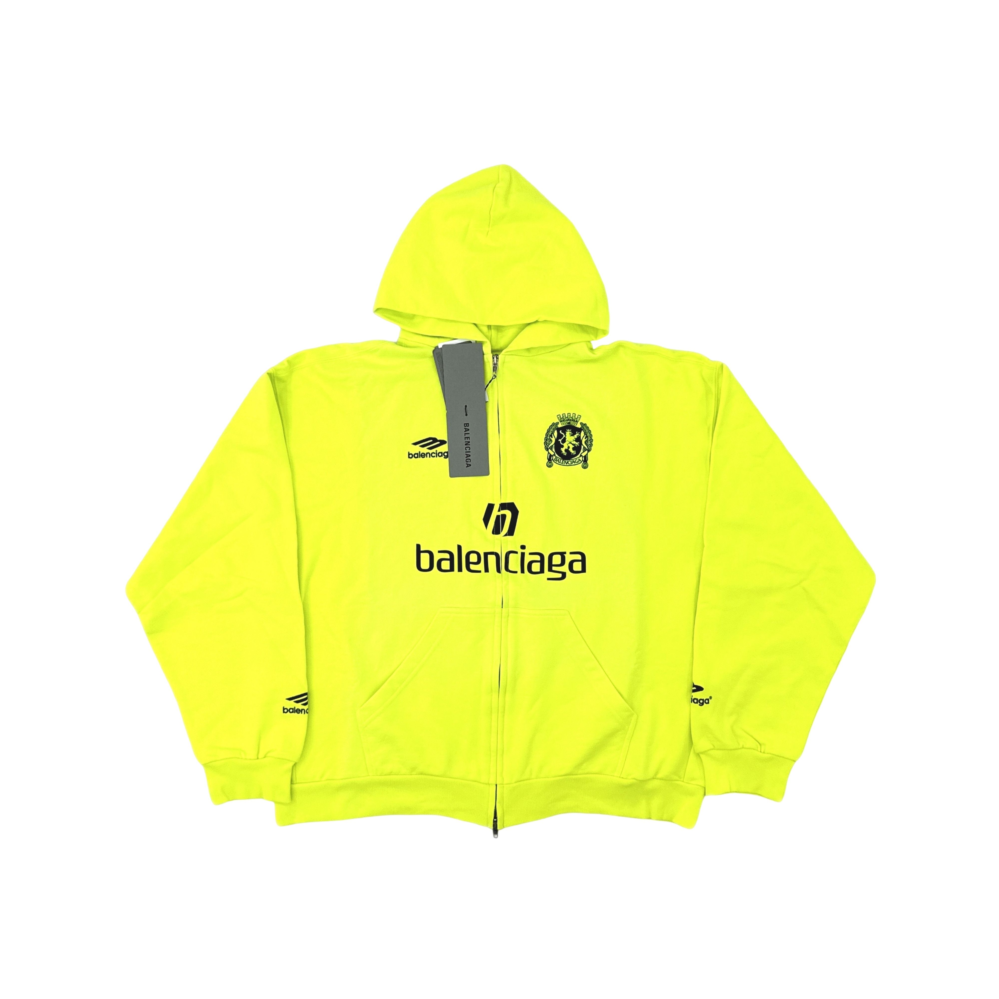 トップス 24SS Balenciaga soccer AOYAMA zip hoodie Balenciaga Balenciaga Aoyama Soccer Zip Up Hoodie | Grailed