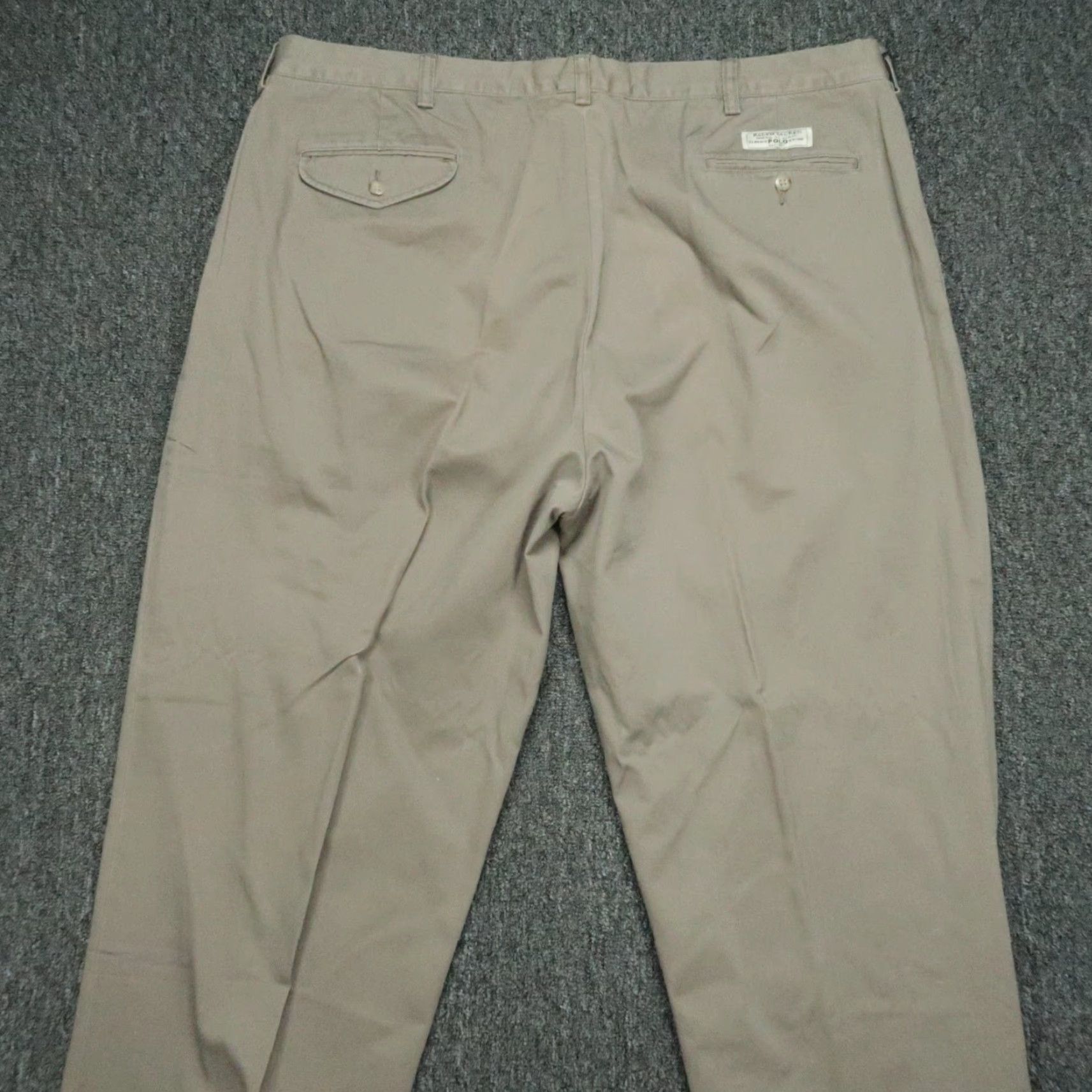 Polo Ralph Lauren Polo Ralph Lauren Pants Men 42x32 Brown Classic Fit Chino Pleated Cuffed NWT Vinyl? Size US XL / EU 56 / 4 - 5 Thumbnail