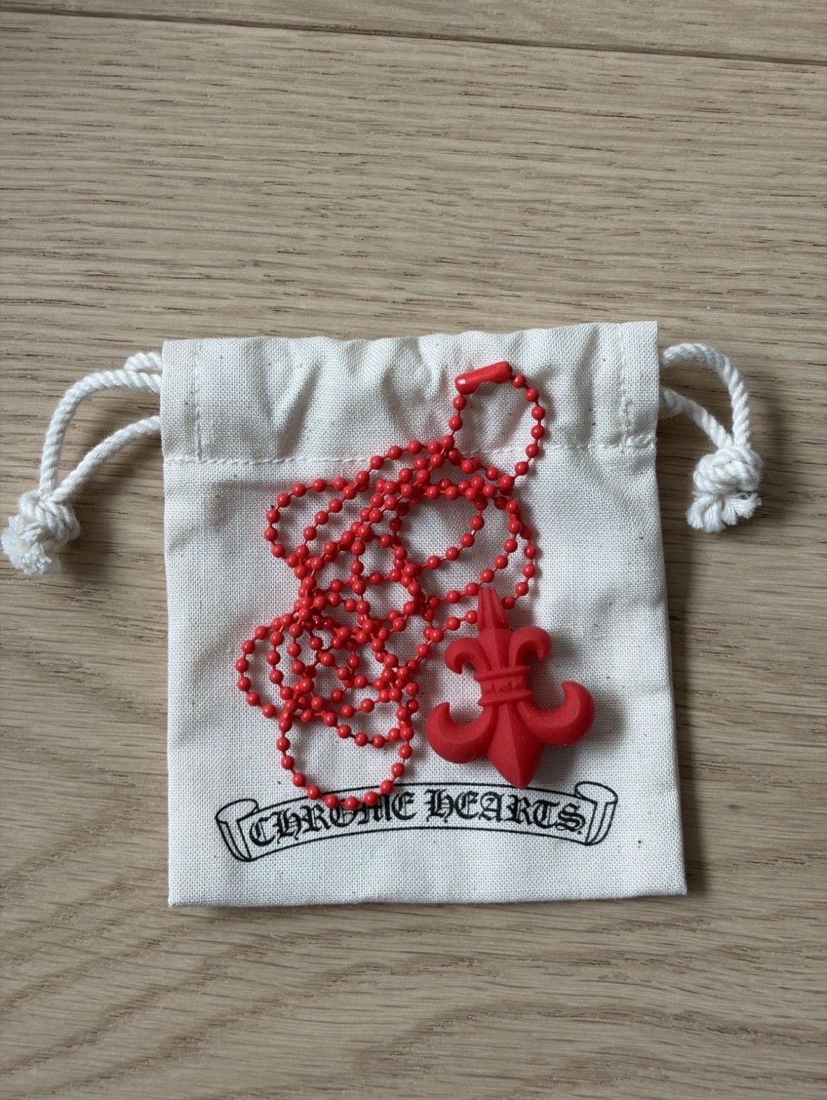 Chrome Hearts Chrome Hearts Bs Red Fleur Silicone Pedant Size ONE SIZE - 1 Preview