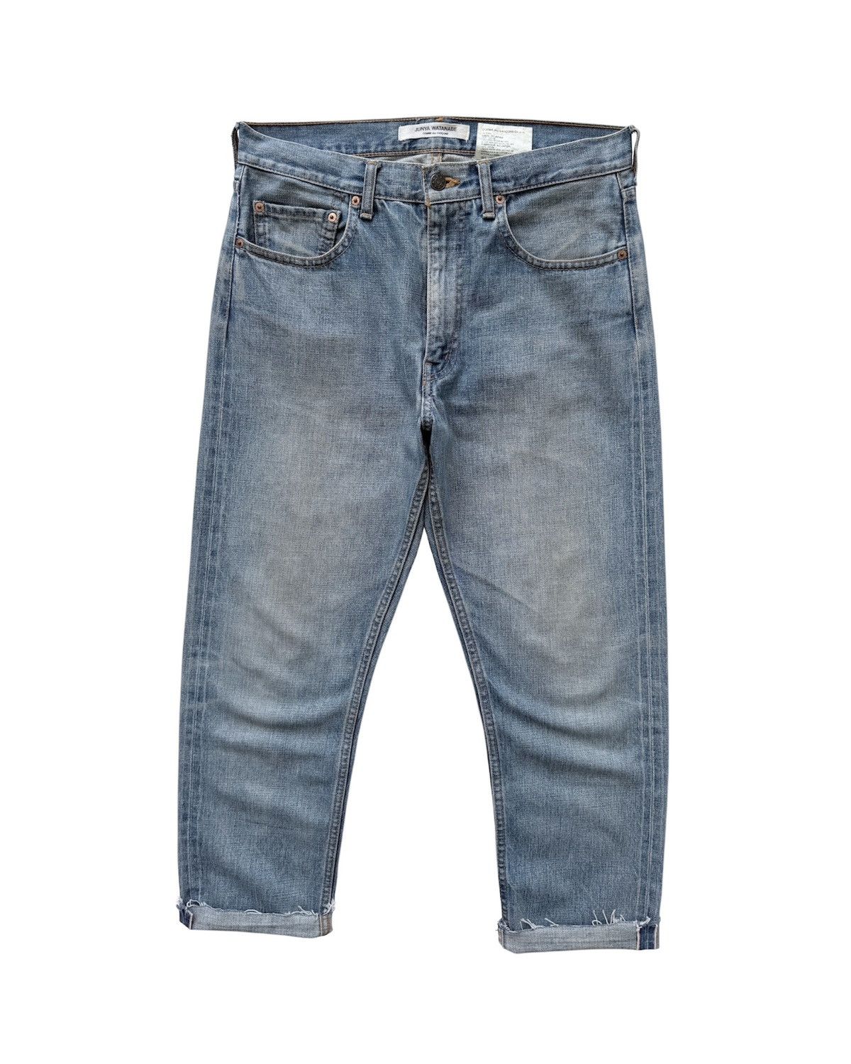 Comme des Garcons Junya Watanabe COMME des GARÇONS Straight Denim Jeans Size US 33 - 1 Thumbnail
