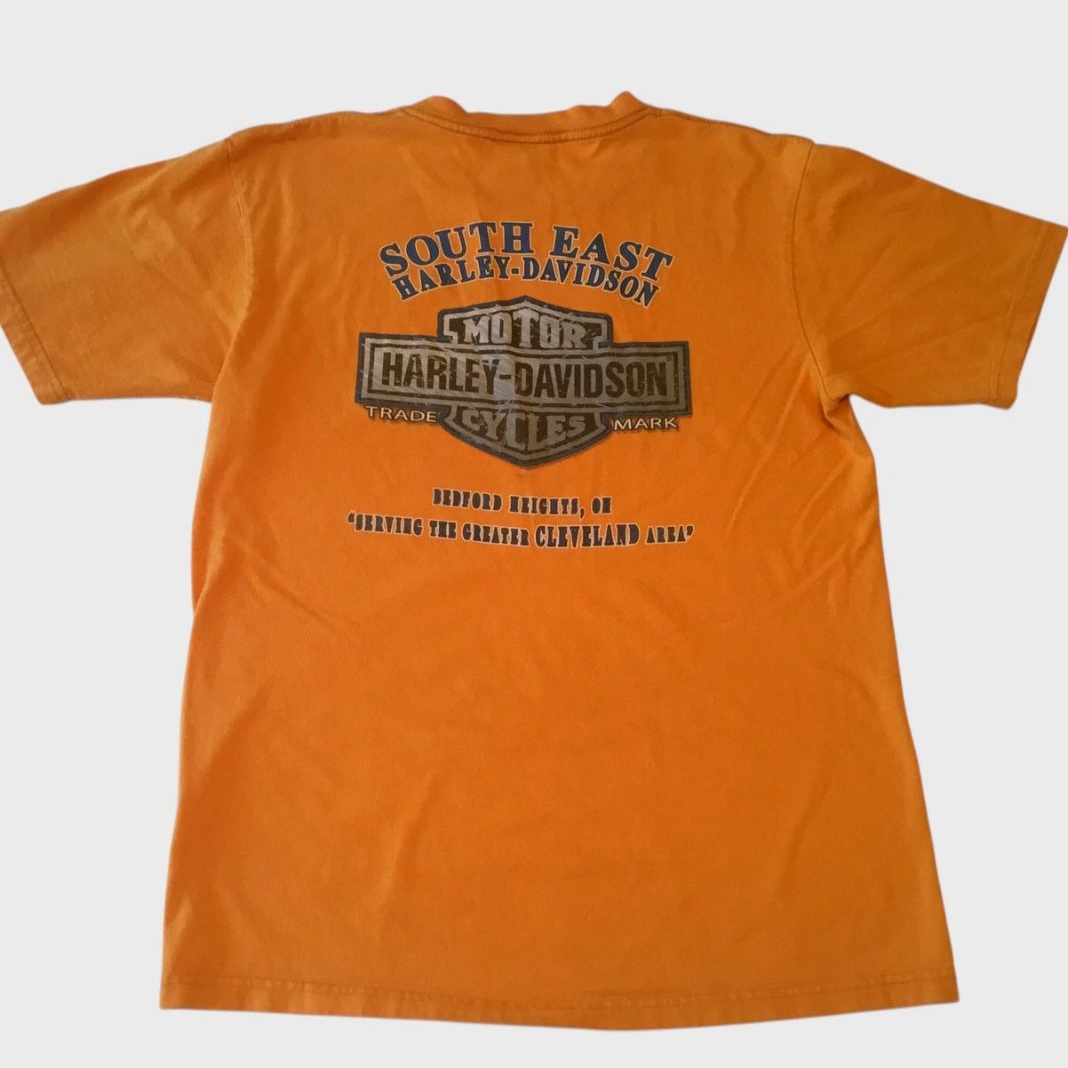 Harley Davidson Harley Davidson T-Shirt Large Gold SouthEast Bedford Hts OH Size US L / EU 52-54 / 3 - 2 Thumbnail
