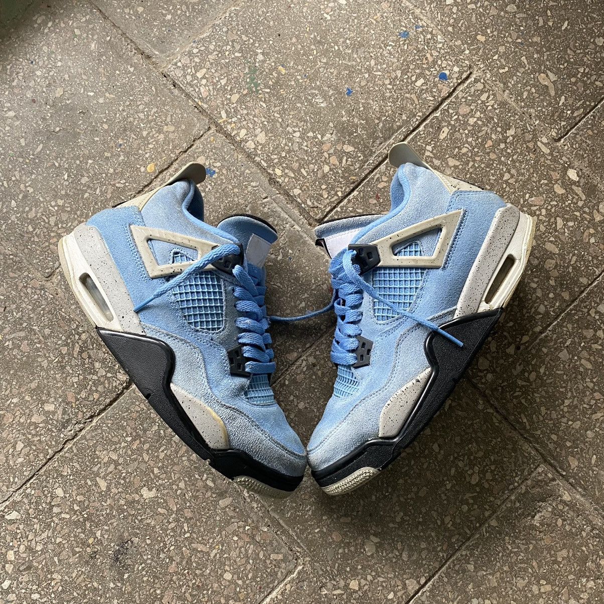 Jordan Brand × Nike Nike Air Jordan 4 University Blue 408452-400 OG Retro Size US 6.5 / EU 39-40 - 1 Thumbnail