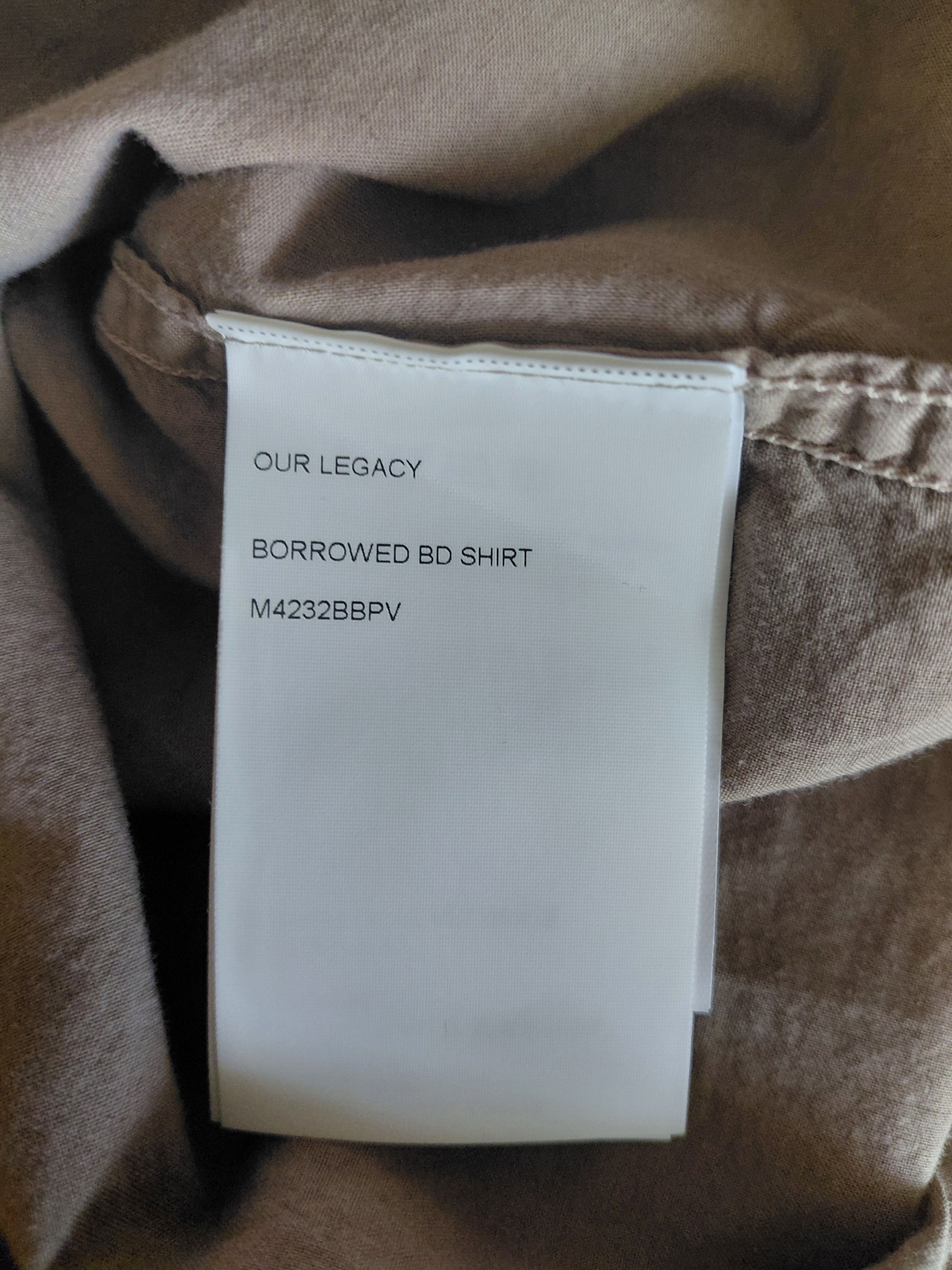 Our Legacy Our legacy shirt Size US S / EU 44-46 / 1 - 6 Thumbnail