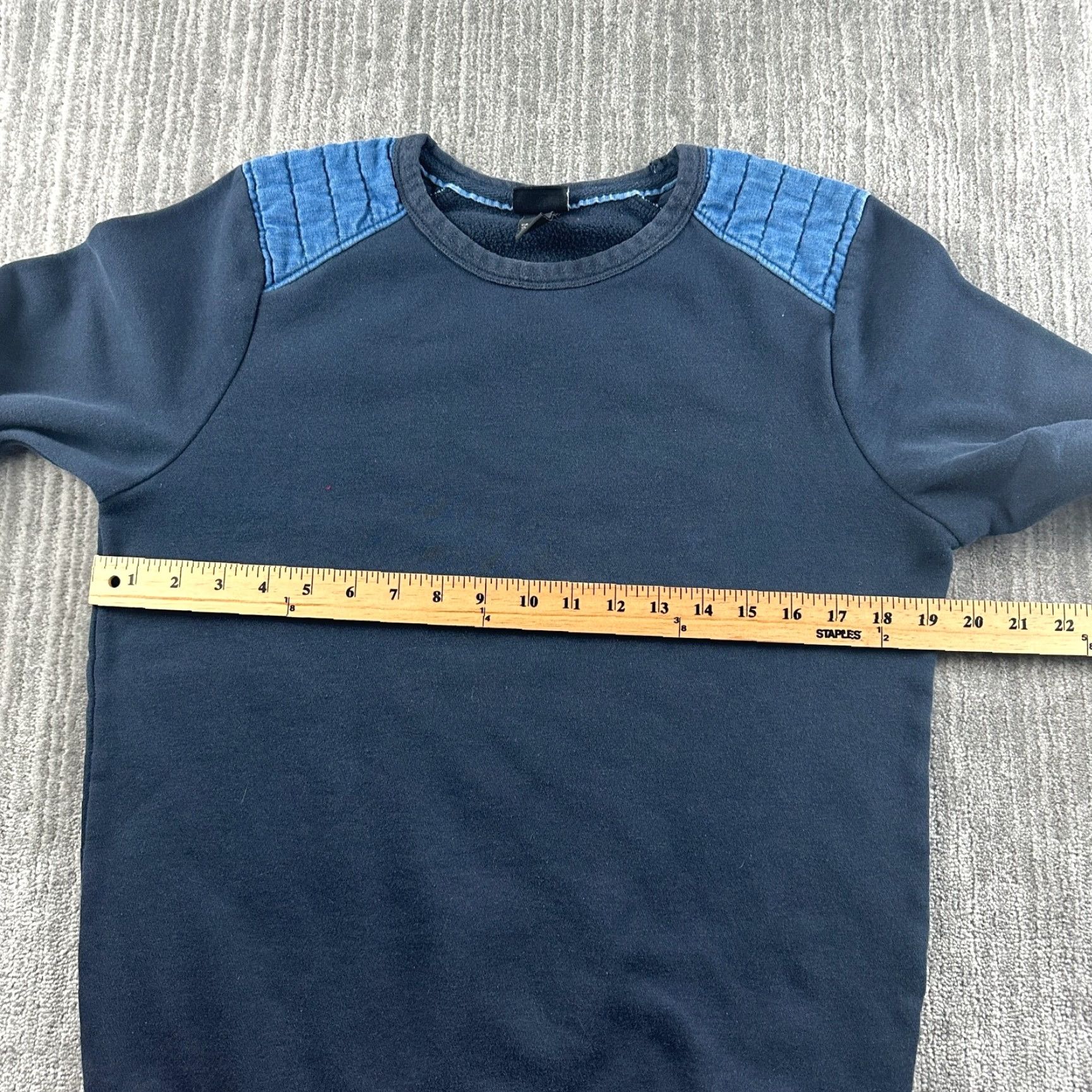 H&M H&M Sweater Adult Small Blue Fleece Pullover Crewneck Casual Mens Size US S / EU 44-46 / 1 - 6 Thumbnail