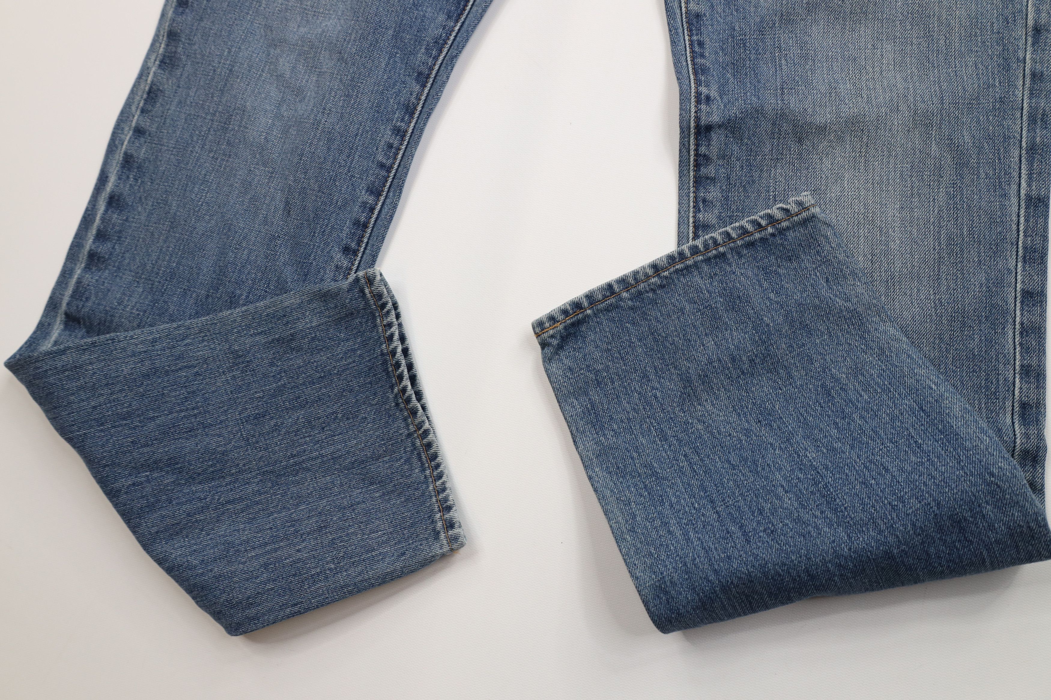 J.Crew J Crew Faded Skinny Leg The Driggs Denim Jeans Blue Cotton Size US 32 / EU 48 - 6 Thumbnail