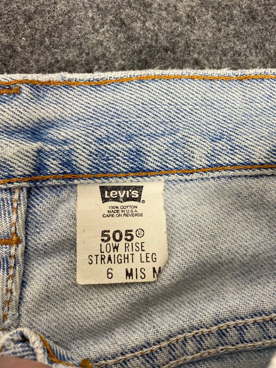 Levi's vintage levis 505 low rise distressed denim Size US 29 - 15 Thumbnail