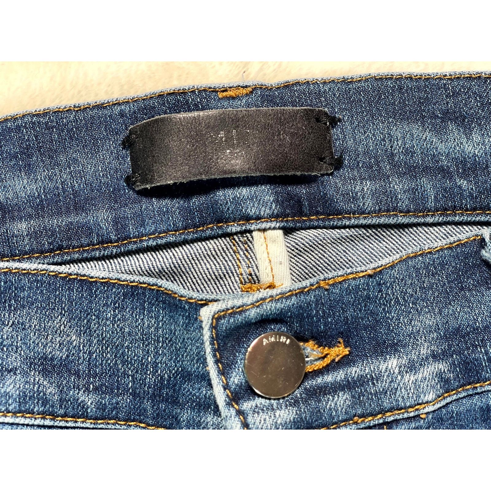 Amiri Amiri MX2 Denim Patch Blue Jeans Size US 36 / EU 52 - 3 Thumbnail