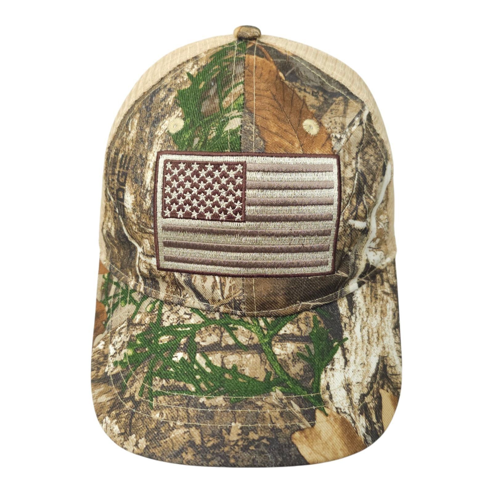 Other Realtree Edge Camo Hat Snapback Cap US Flag Patch Mesh Truck Size ONE SIZE - 1 Thumbnail