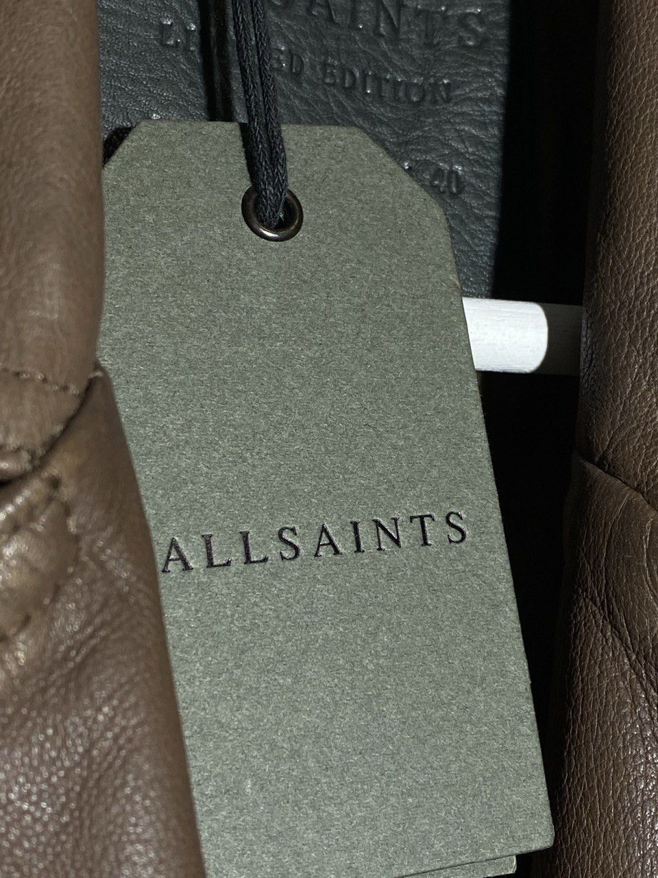 Allsaints All Saints Cropped Biker Leather Jacket Brown Size S / US 4 / IT 40 - 9 Thumbnail