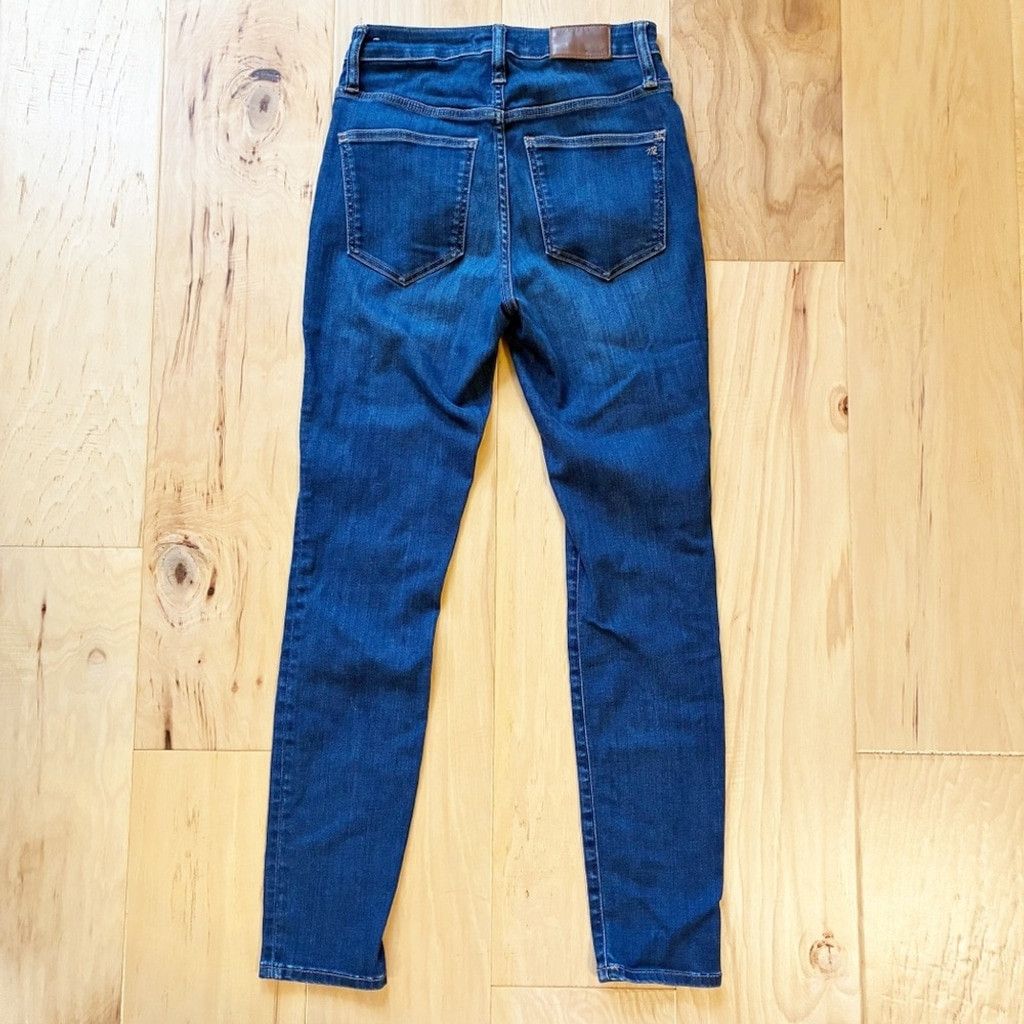 Madewell Madewell Curvy High Waist Skinny Jeans Sz 24 Dark Wash Denim Size 24" / US 00 / IT 34 - 5 Thumbnail