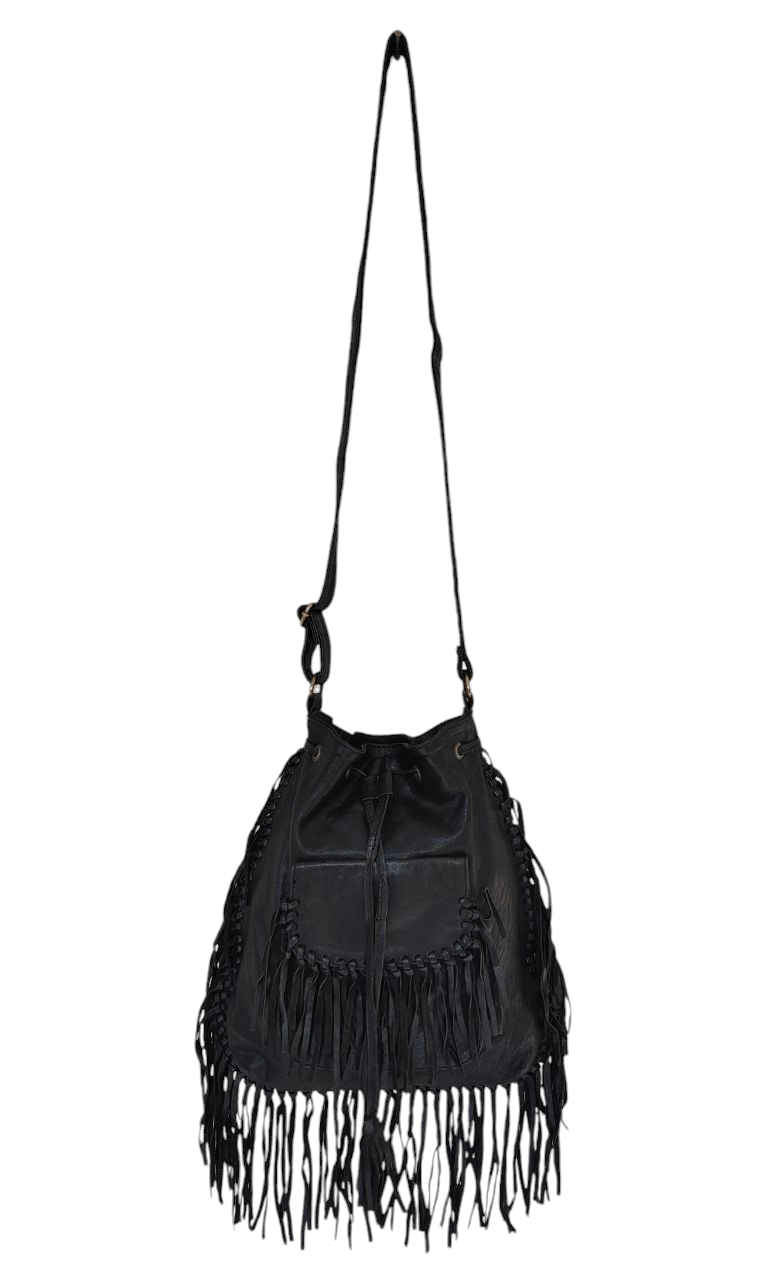 Japanese Brand Leather Bucket Sling Bag Size ONE SIZE - 2 Thumbnail
