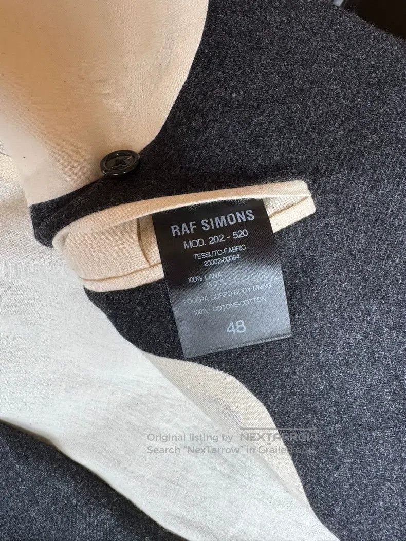 Raf Simons Raf Simons AW20-21 Grey Oversized Suit Size 48R - 6 Thumbnail