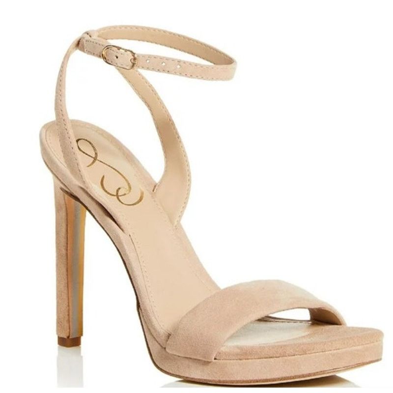 Sam Edelman SAM EDELMAN Womens NEW Jade Suede Ankle Strap Heels/Size 9.5 Size US 9.5 / IT 39.5 - 4 Thumbnail