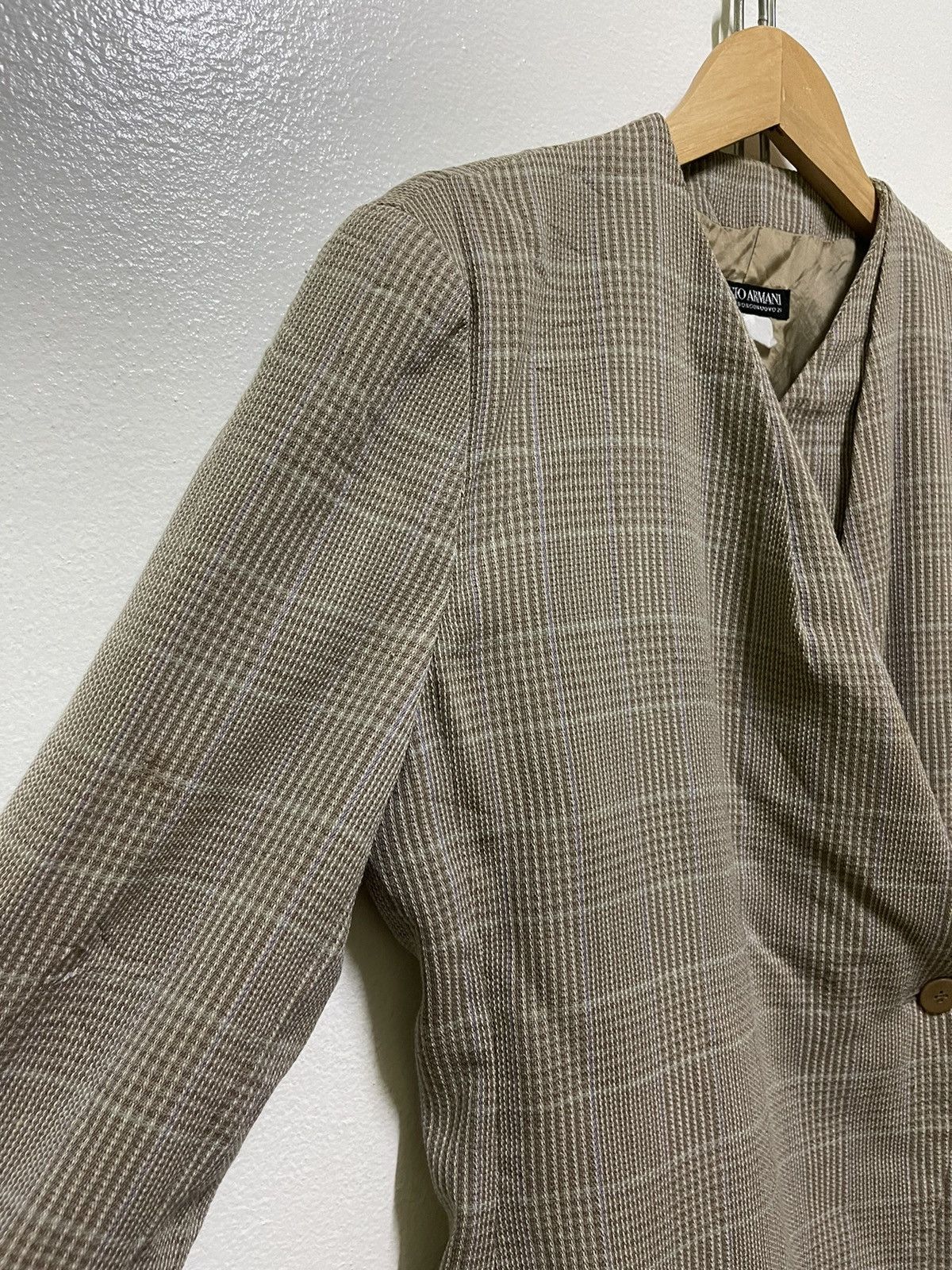 Giorgio Armani × Vintage Giorgio Armani Blazer Jacket 42 Size M / US 6-8 / IT 42-44 - 2 Thumbnail