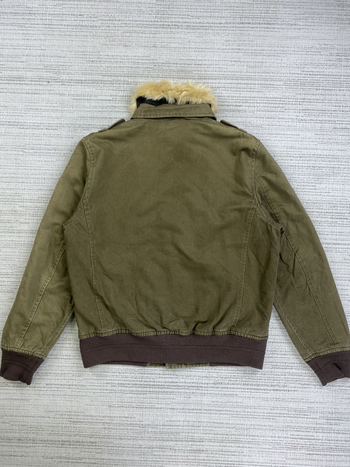 If Six Was Nine × Takeo Kikuchi × Vintage Vintage Takeo Kikuchi Japan Faux Fur Collar Jacket Size US M / EU 48-50 / 2 - 2 Thumbnail