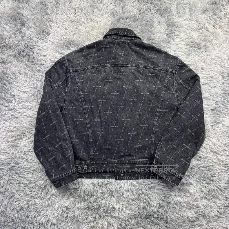 Balenciaga Balenciaga All-over Printed Denim Jacket Size US S / EU 44-46 / 1 - 4 Thumbnail