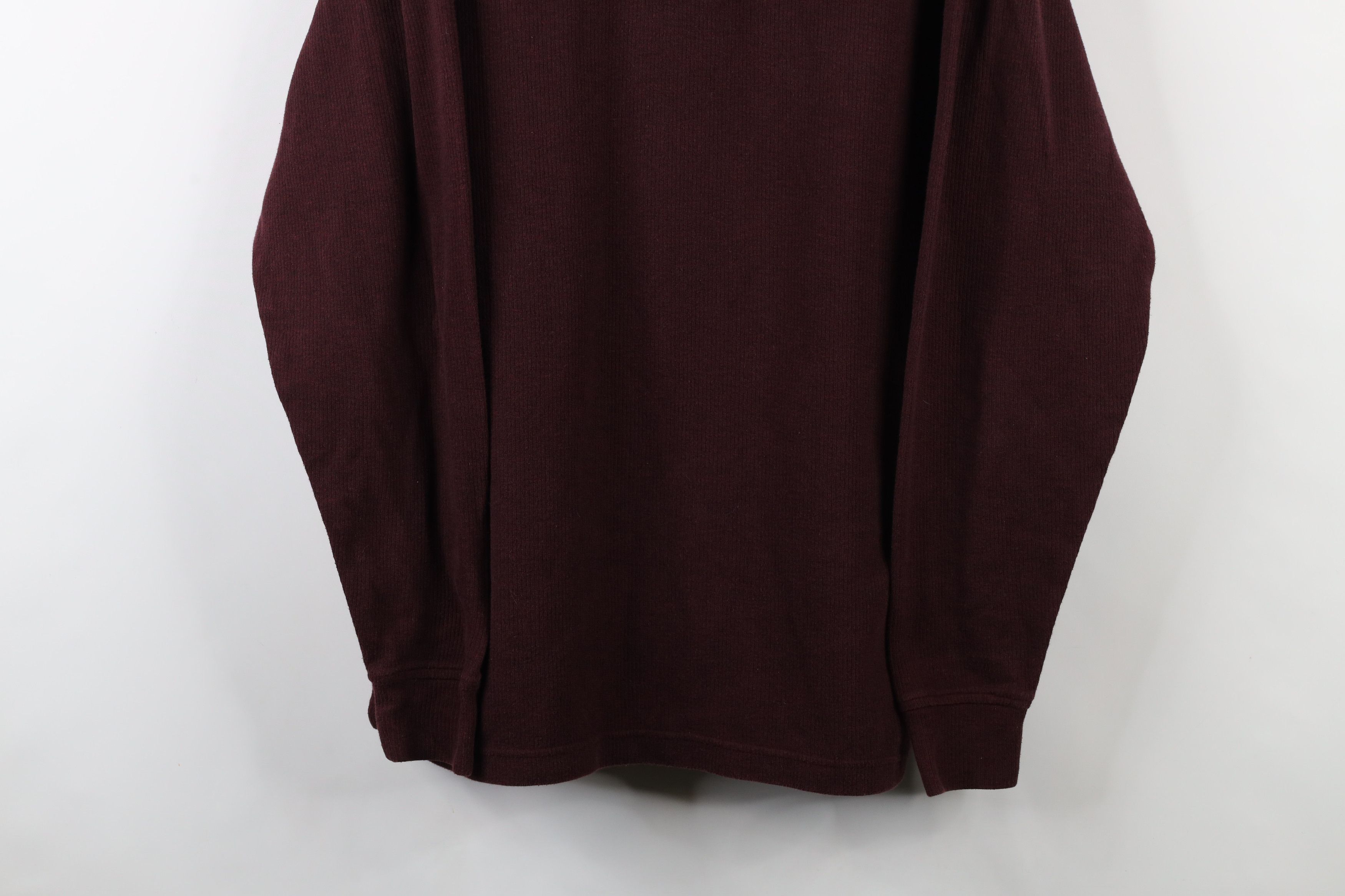 Harley Davidson × Vintage Vintage 90s Harley Davidson Ribbed Knit Long Sleeve Polo Size US L / EU 52-54 / 3 - 3 Thumbnail