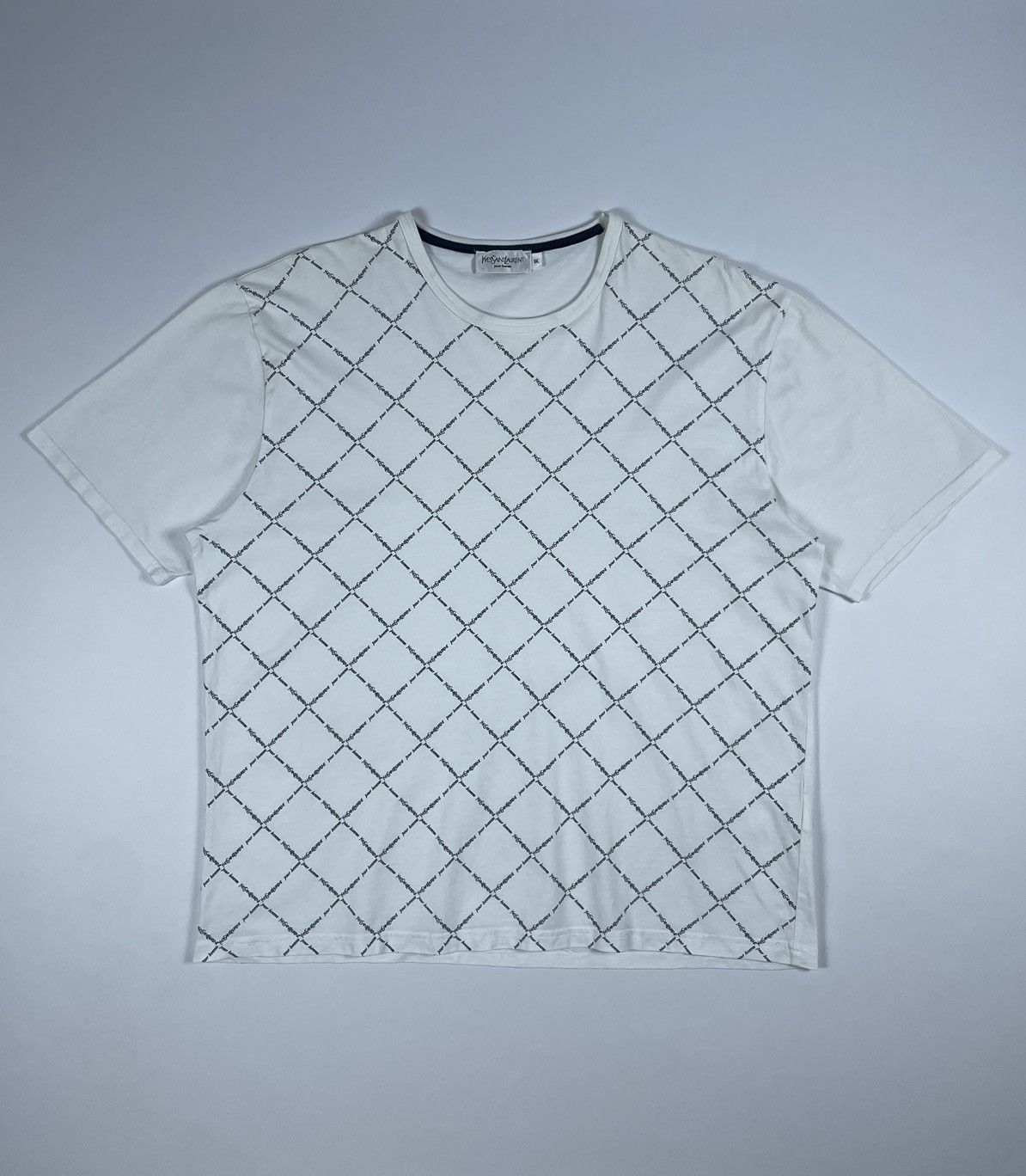 Yves Saint Laurent Yves Saint Laurent YSL Monogram T-shirt Size US XXL / EU 58 / 5 - 1 Thumbnail