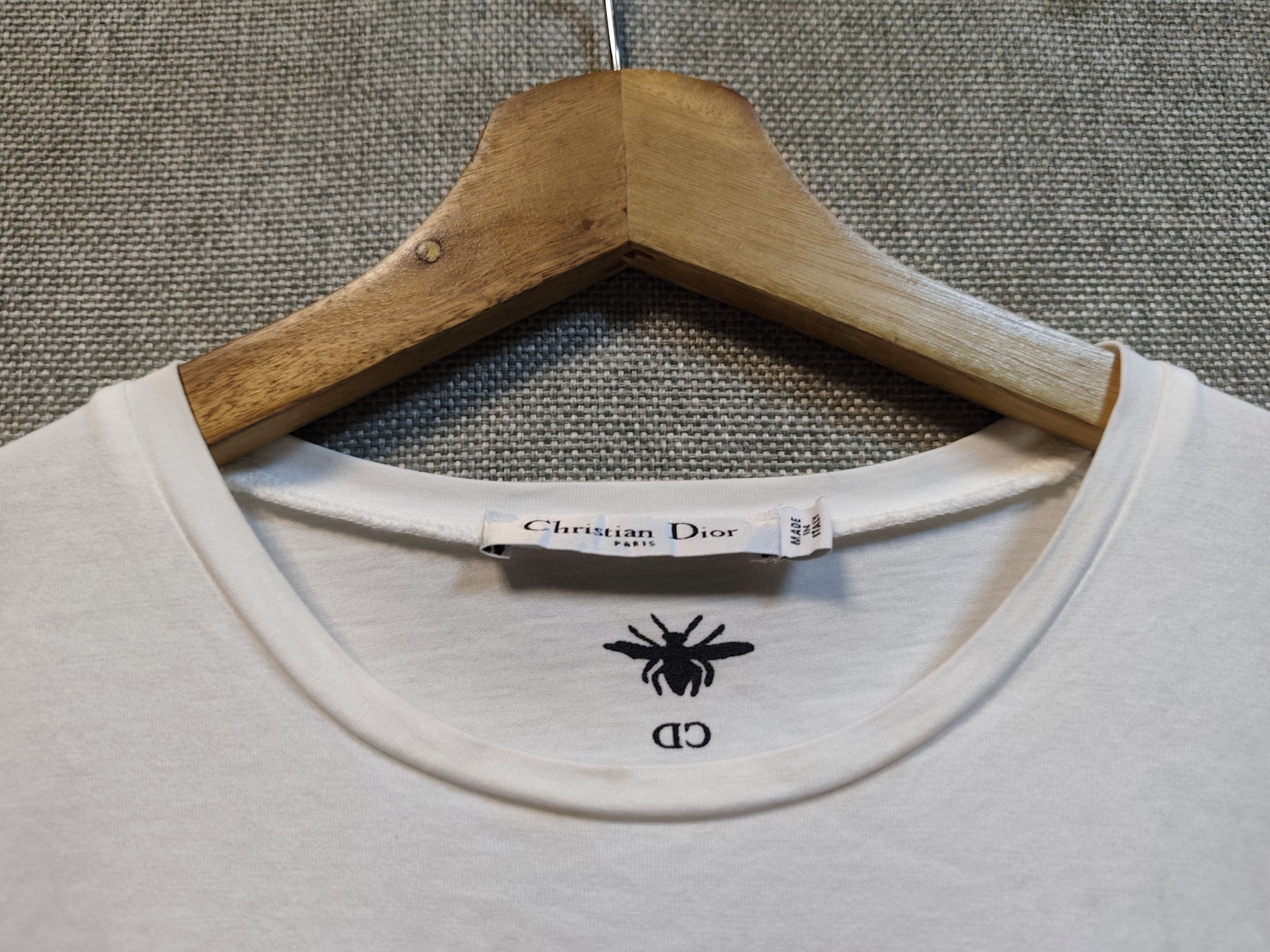 Dior ​Christian Dior "J'Adior 8" Bee Embroidery T-Shirt Size S / US 4 / IT 40 - 4 Thumbnail