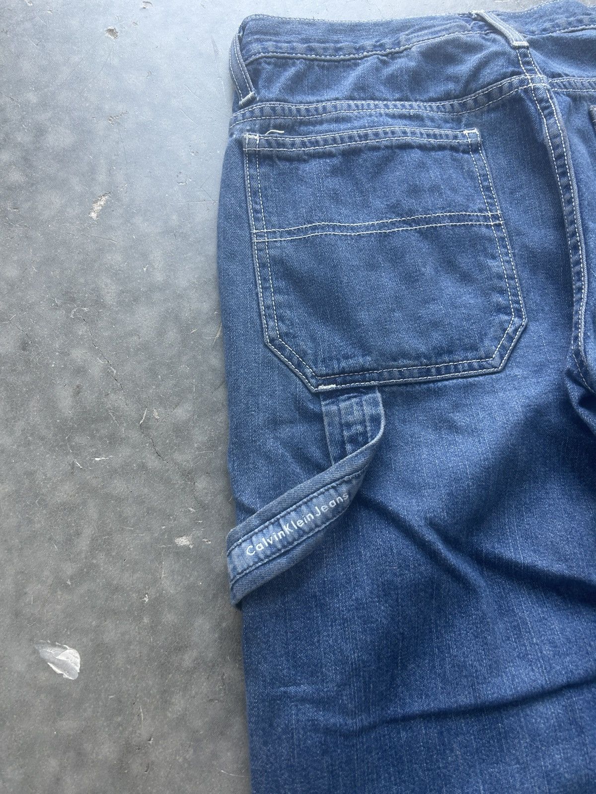 Calvin Klein × Vintage Vintage Y2K Baggy Calvin Klein Carpenter Jeans 29x29 Size US 29 - 2 Thumbnail