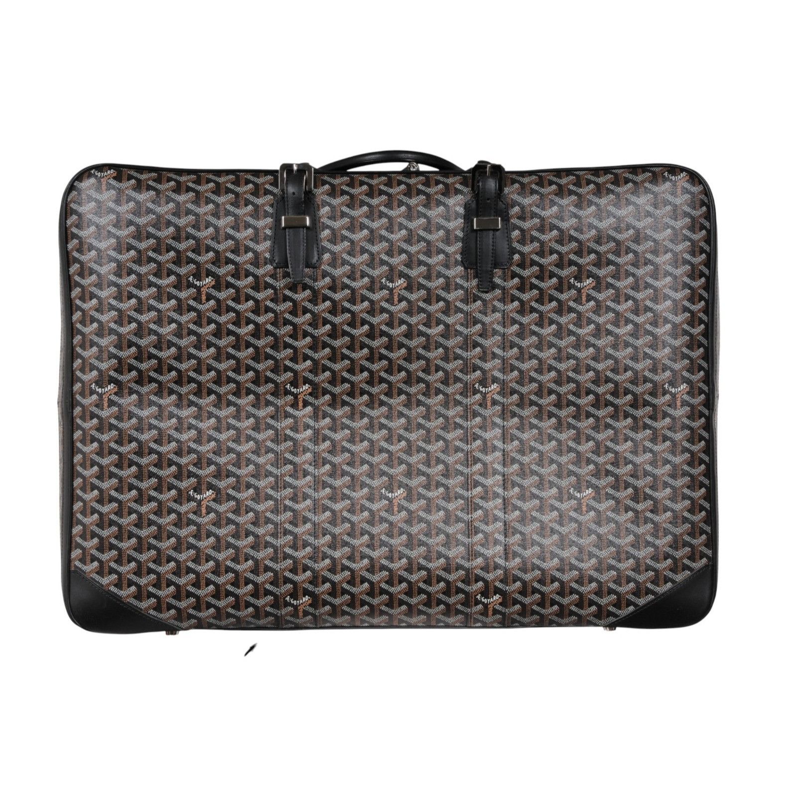 Goyard Black Goyardine Canvas Leather Majordome 60 Travel Size ONE SIZE - 1 Thumbnail