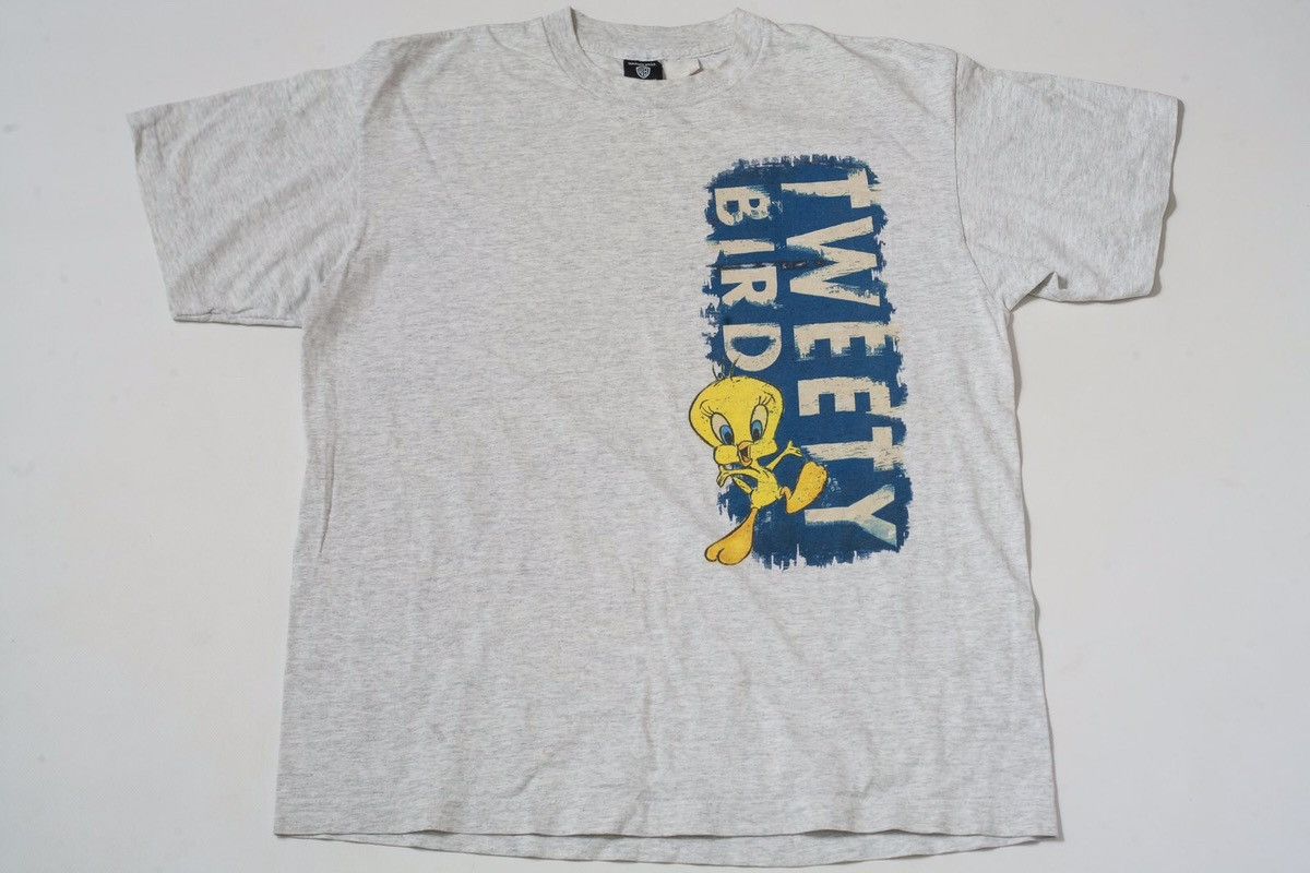 Vintage Tweety Bird Vintage Warner Bros Studio Store Gray 1995 Size US XL / EU 56 / 4 - 1 Thumbnail