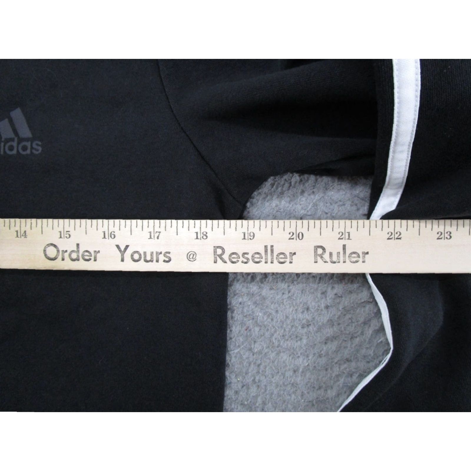 Adidas Adidas Hoodie Sweatshirt Black Full Zip Mens Size S 3 Stripes Track Active NEW Size US S / EU 44-46 / 1 - 5 Thumbnail